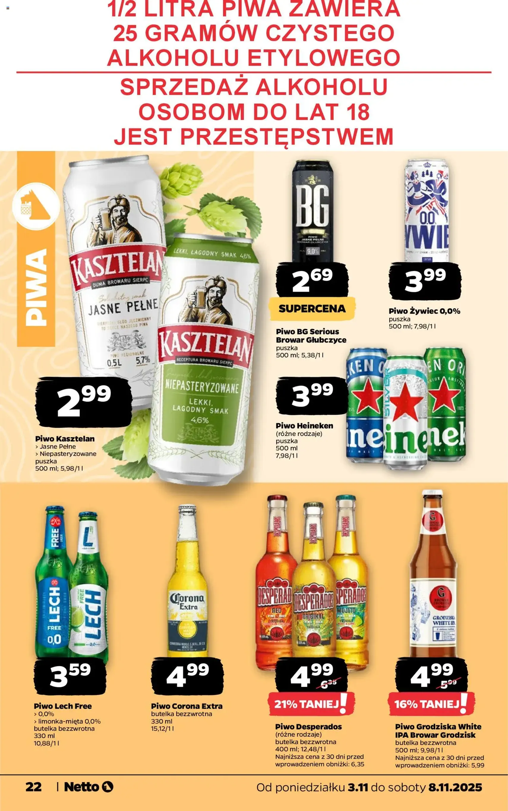 Netto gazetka - Spożywcza - ważny gazetka od 02.11.2025 strona 22 z 28 Netto gazetka - Spożywcza - ważny gazetka od 02.11.2025 strona 22 z 28