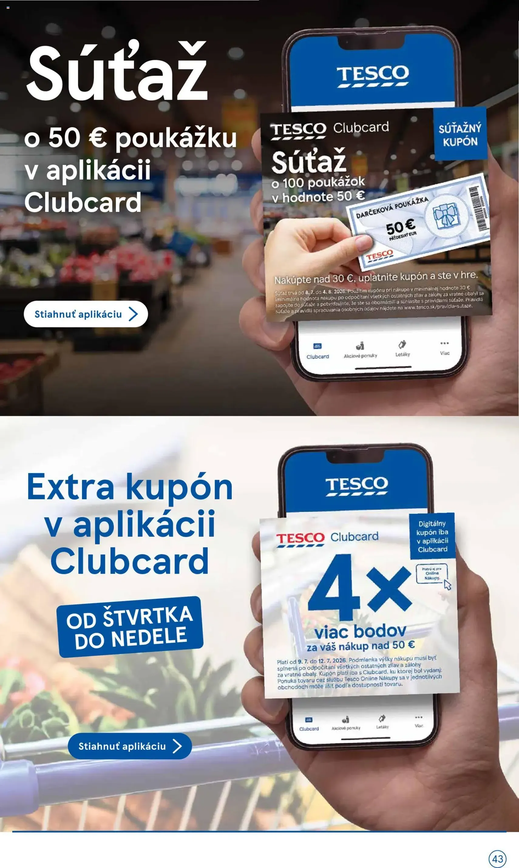 Tesco Hypermarket - leták - platný leták od 08.07.2026 strana 43 z 48