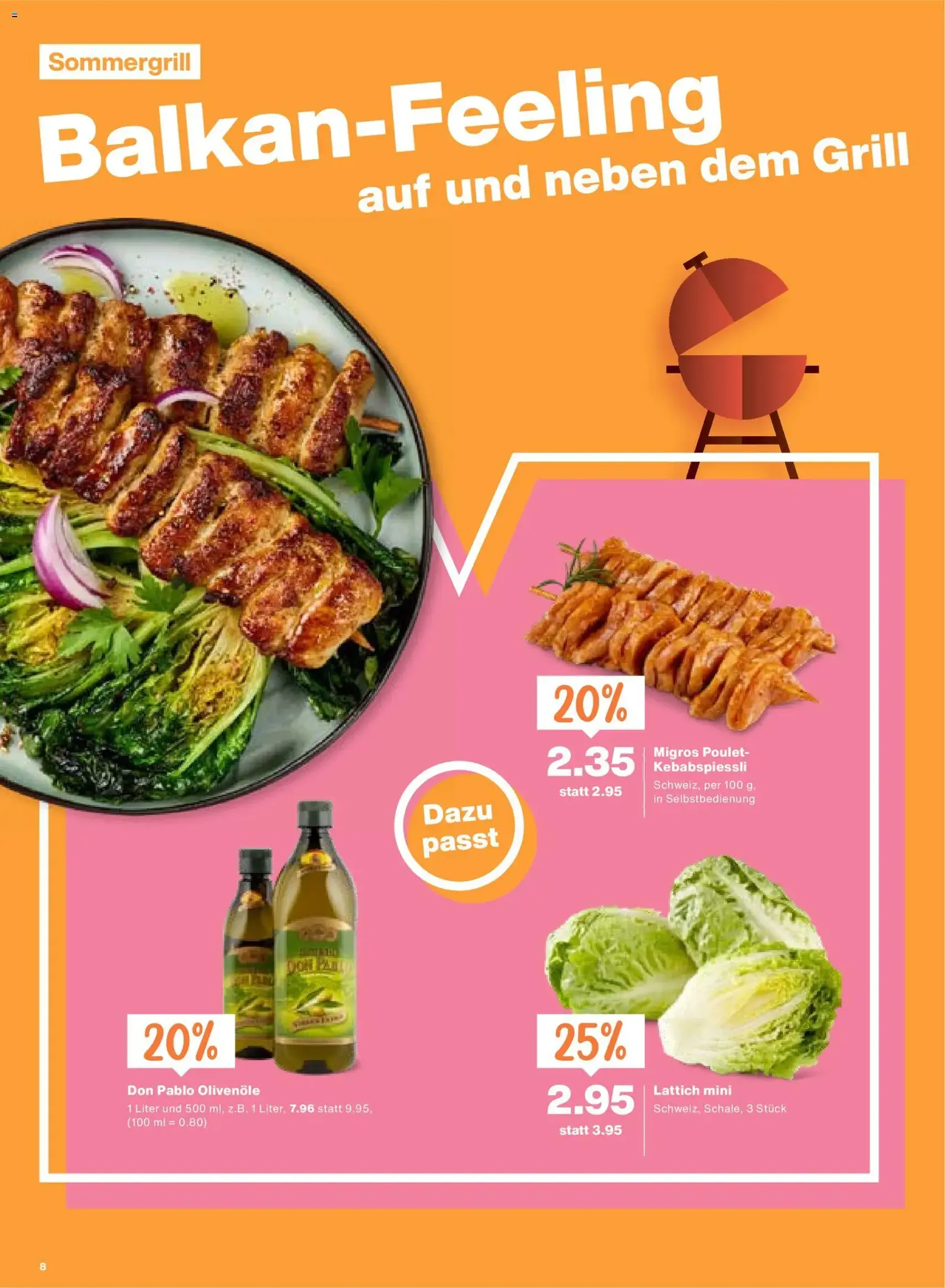Migros aktionen - Gültiger Prospekt ab 11.06.2026, Seite 8 von insgesamt 24