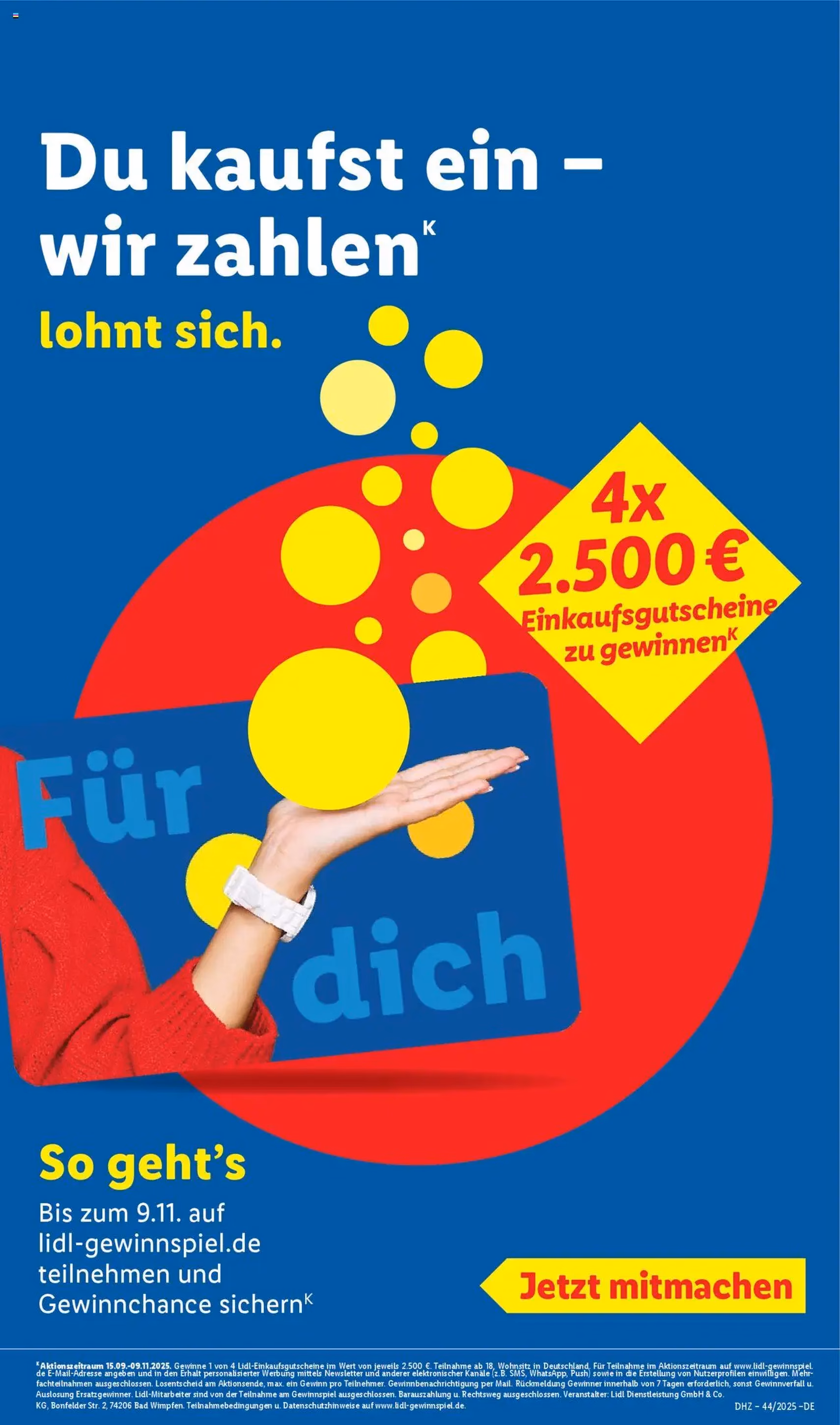 Lidl - Prospekt - Gültiger Prospekt ab 27.10.2025, Seite 67 von insgesamt 67 Lidl - Prospekt - Gültiger Prospekt ab 27.10.2025, Seite 67 von insgesamt 67