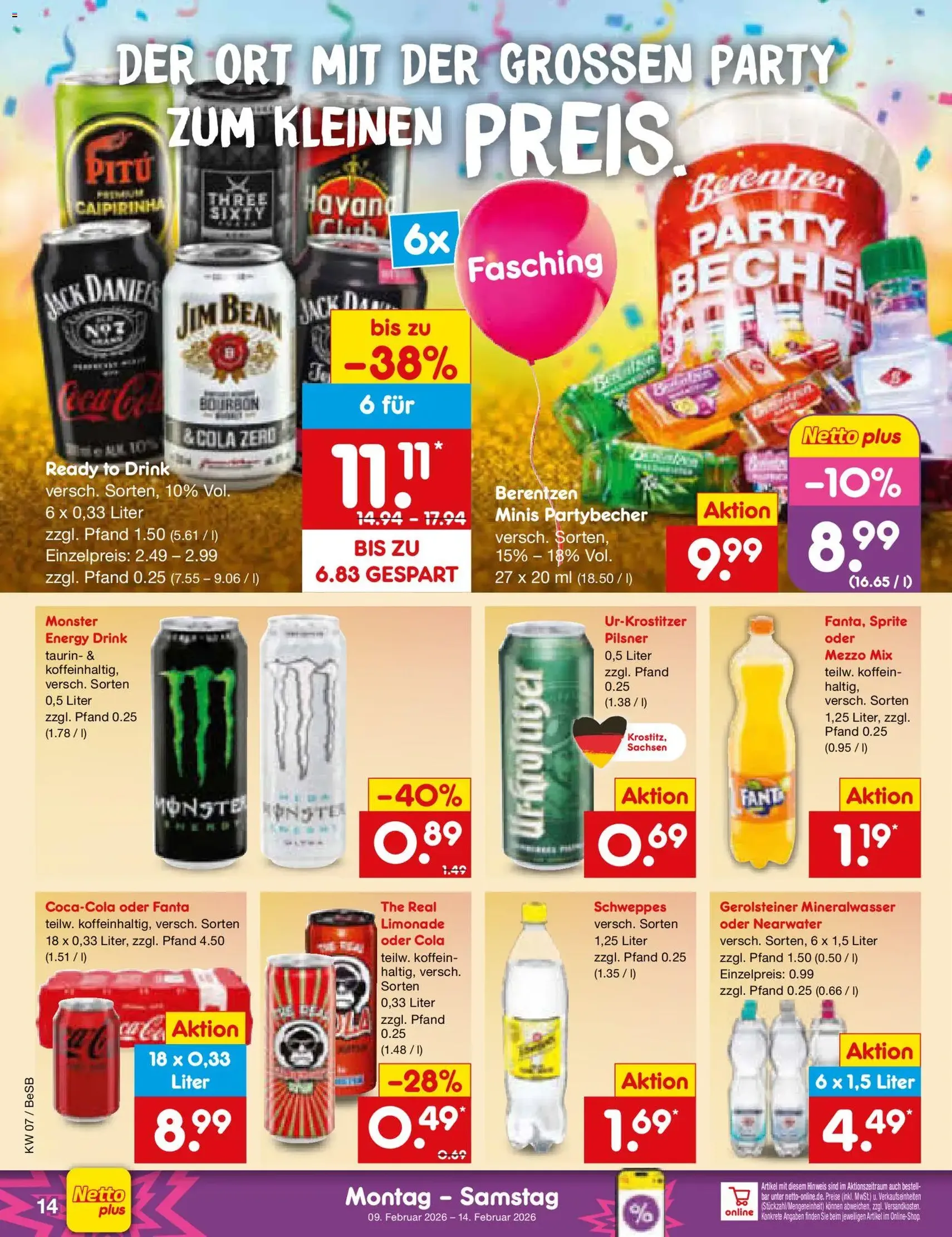 Netto Marken-Discount Prospekt - Gültiger Prospekt ab 09.02.2026, Seite 14 von insgesamt 58