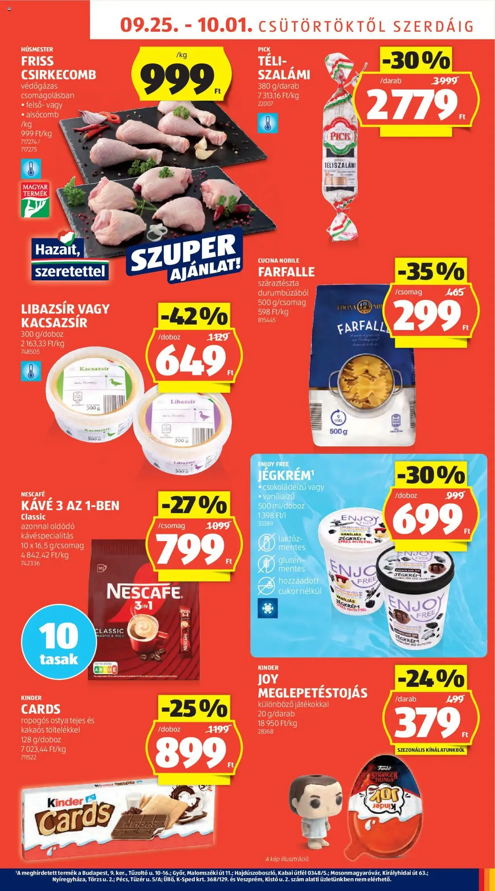 Aldi Akciós újság - 2025.09.25. érvényes szórólap 9 oldal 51 oldalból Aldi Akciós újság - 2025.09.25. érvényes szórólap 9 oldal 51 oldalból