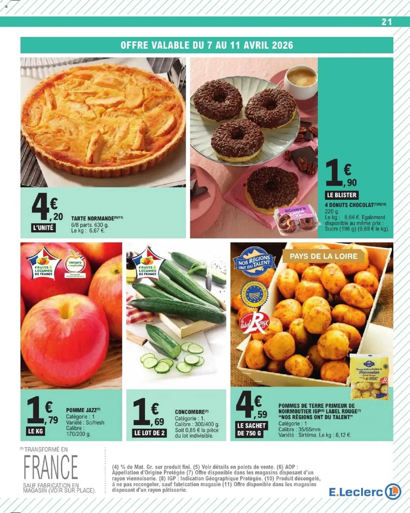 E.Leclerc catalogue de la semaine 15 - brochure valable à partir du 07/04/2026, page 21 sur 44