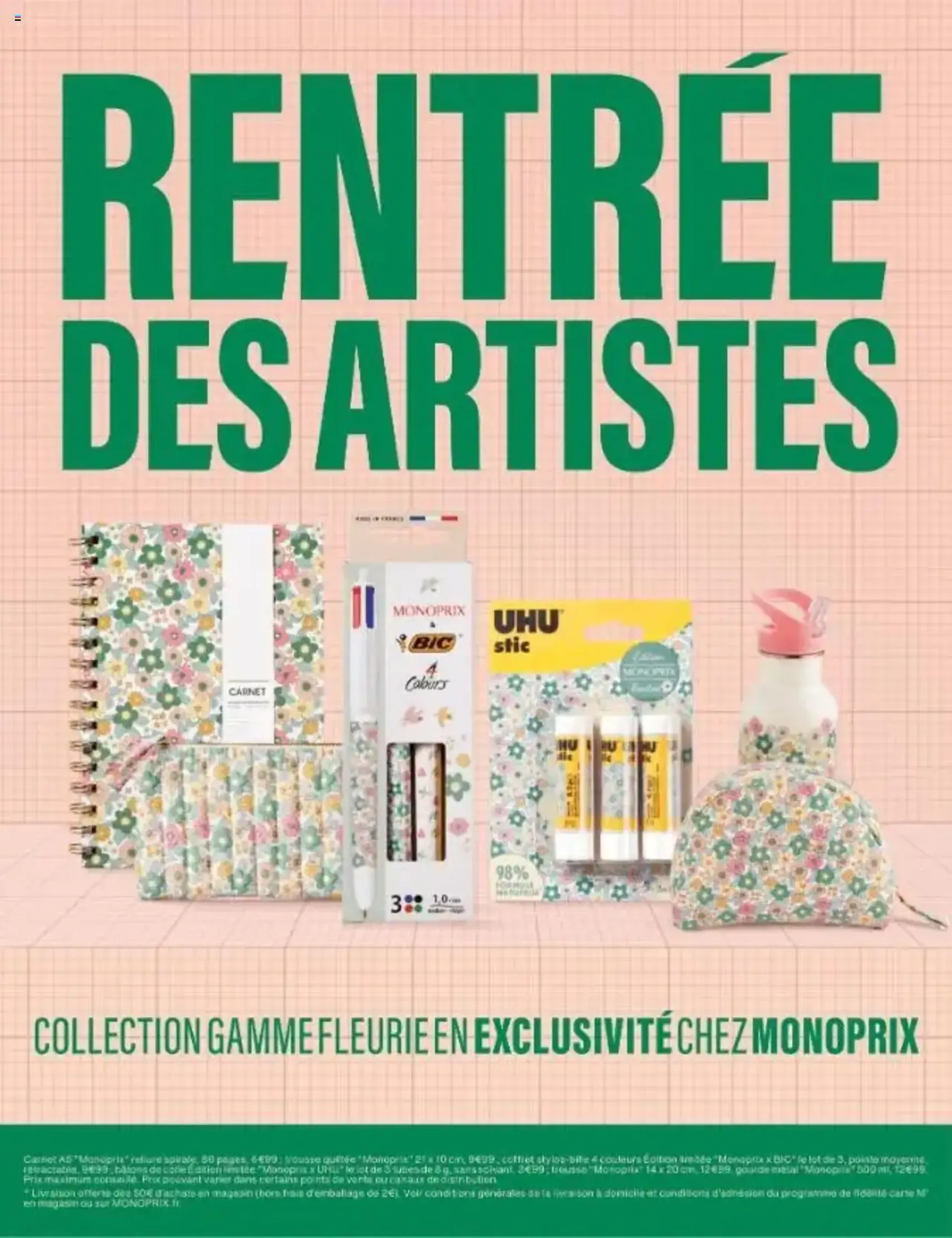 Monoprix catalogue guide de rentrée - brochure valable à partir du 05/08/2025, page 2 sur 42