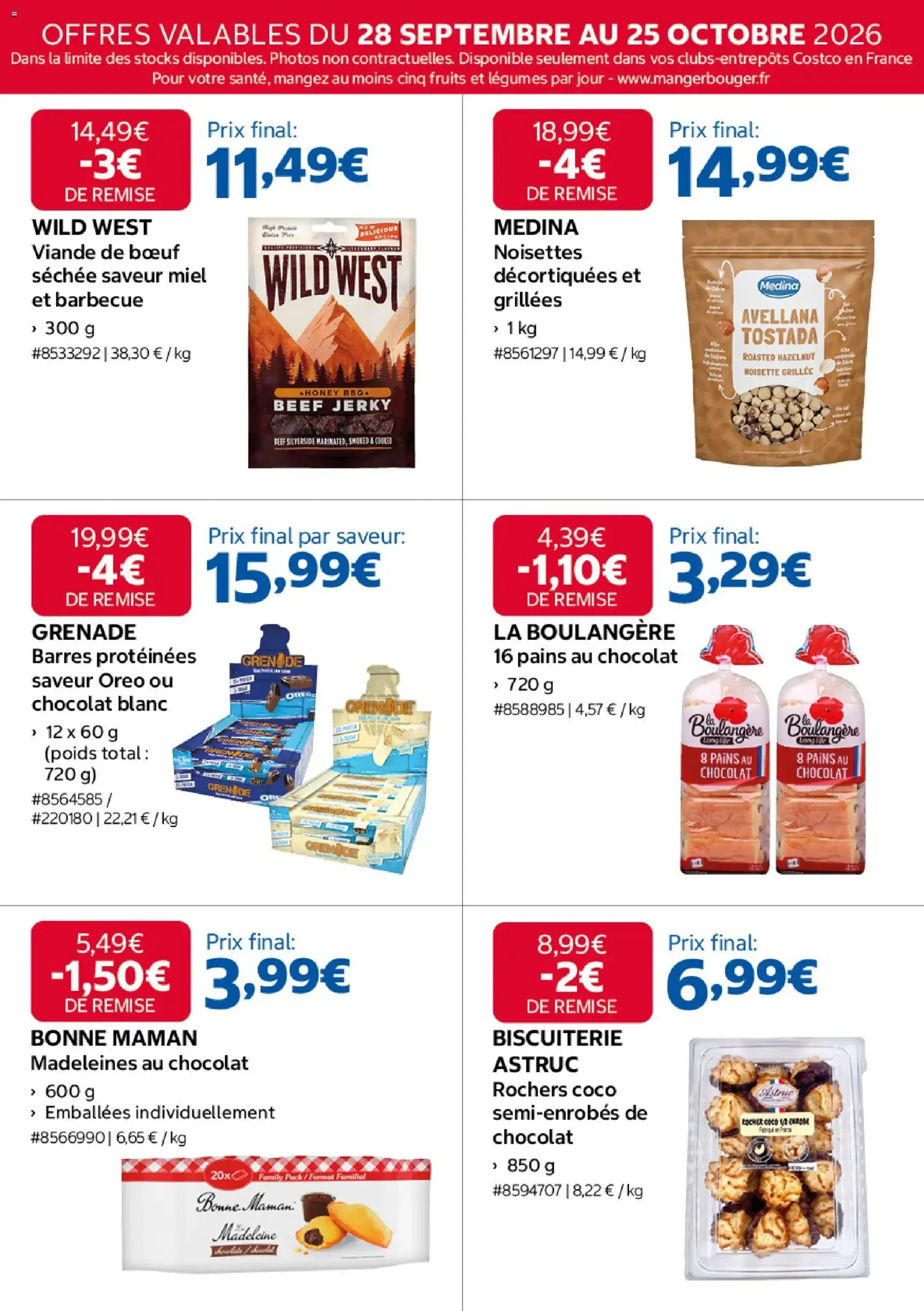 Costco catalogue - brochure valable à partir du 28/09/2026, page 11 sur 20