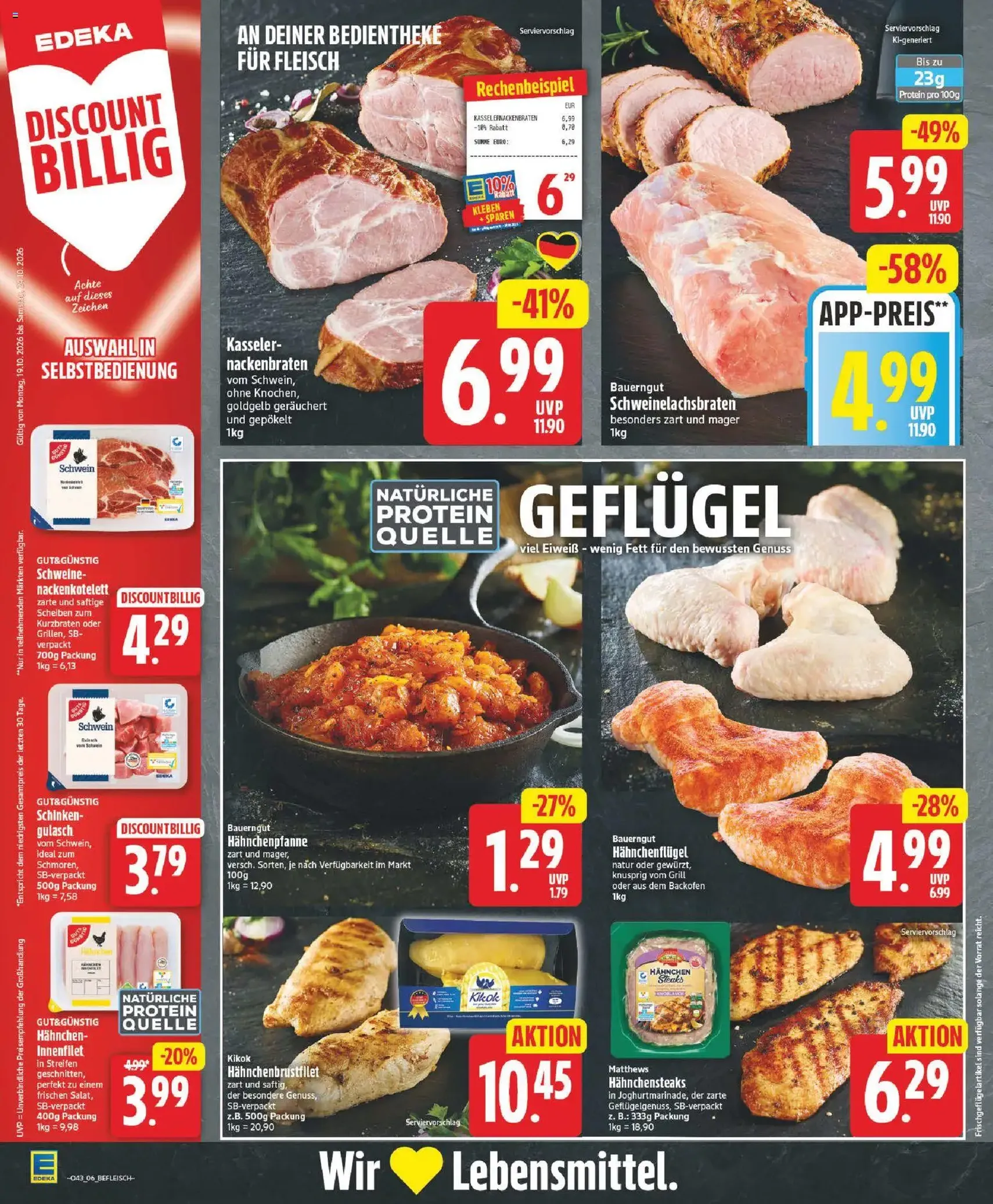 Edeka Prospekt - Gültiger Prospekt ab 19.10.2026, Seite 6 von insgesamt 30