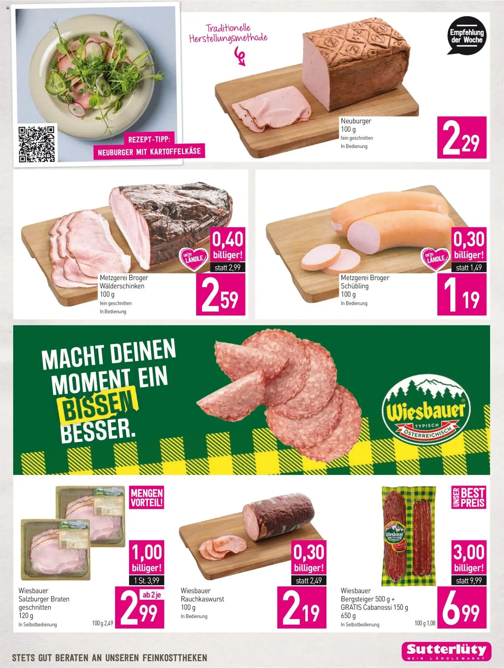 Sutterlüty Flugblatt - Gültiger Prospekt ab 13.08.2026, Seite 7 von insgesamt 20