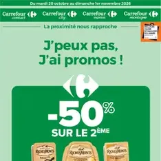 Carrefour City catalogue - Prévisualisation du catalogue valable à partir du 20/10/2026