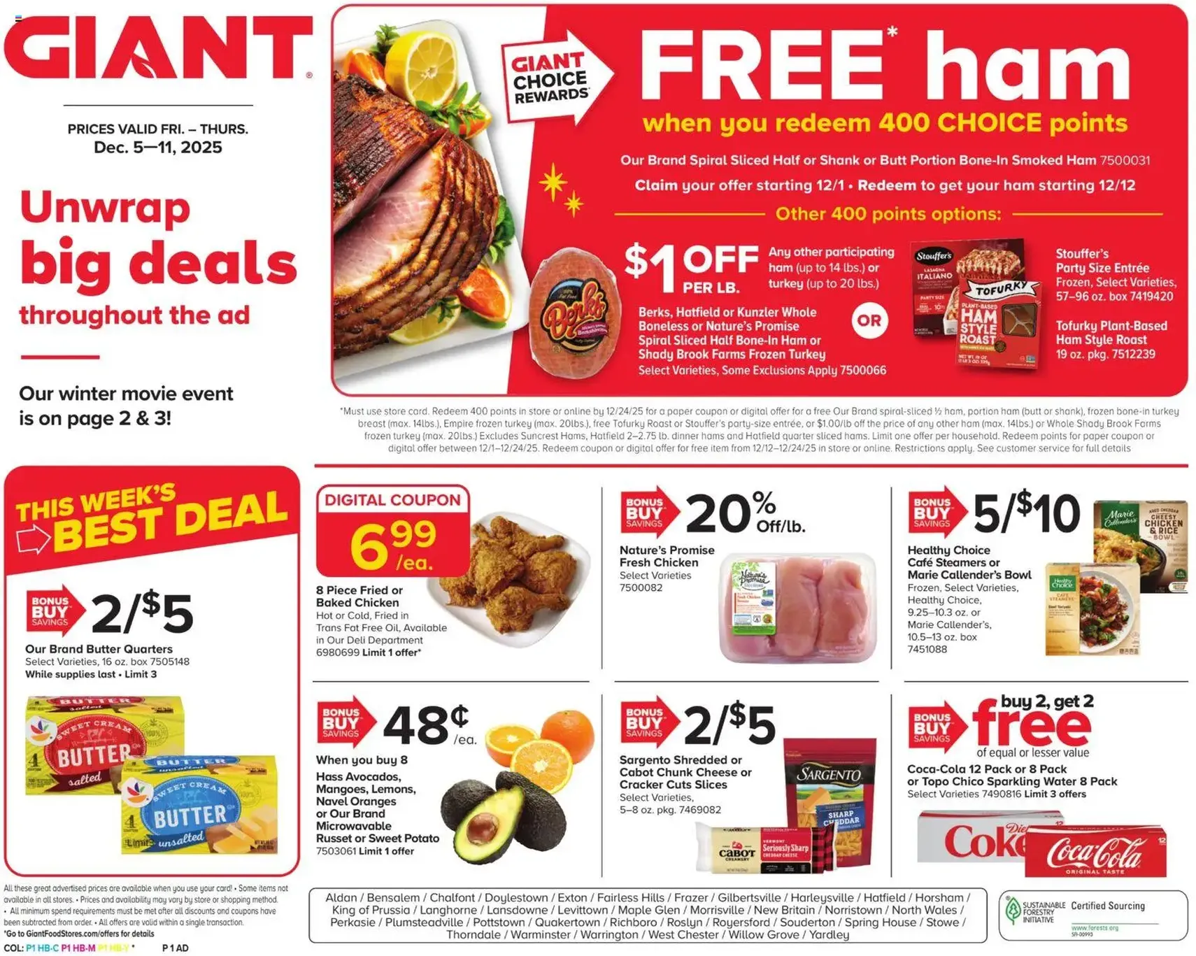 Giant Weekly Ad - valid flyer from 12/05/2025, page 1 of 19