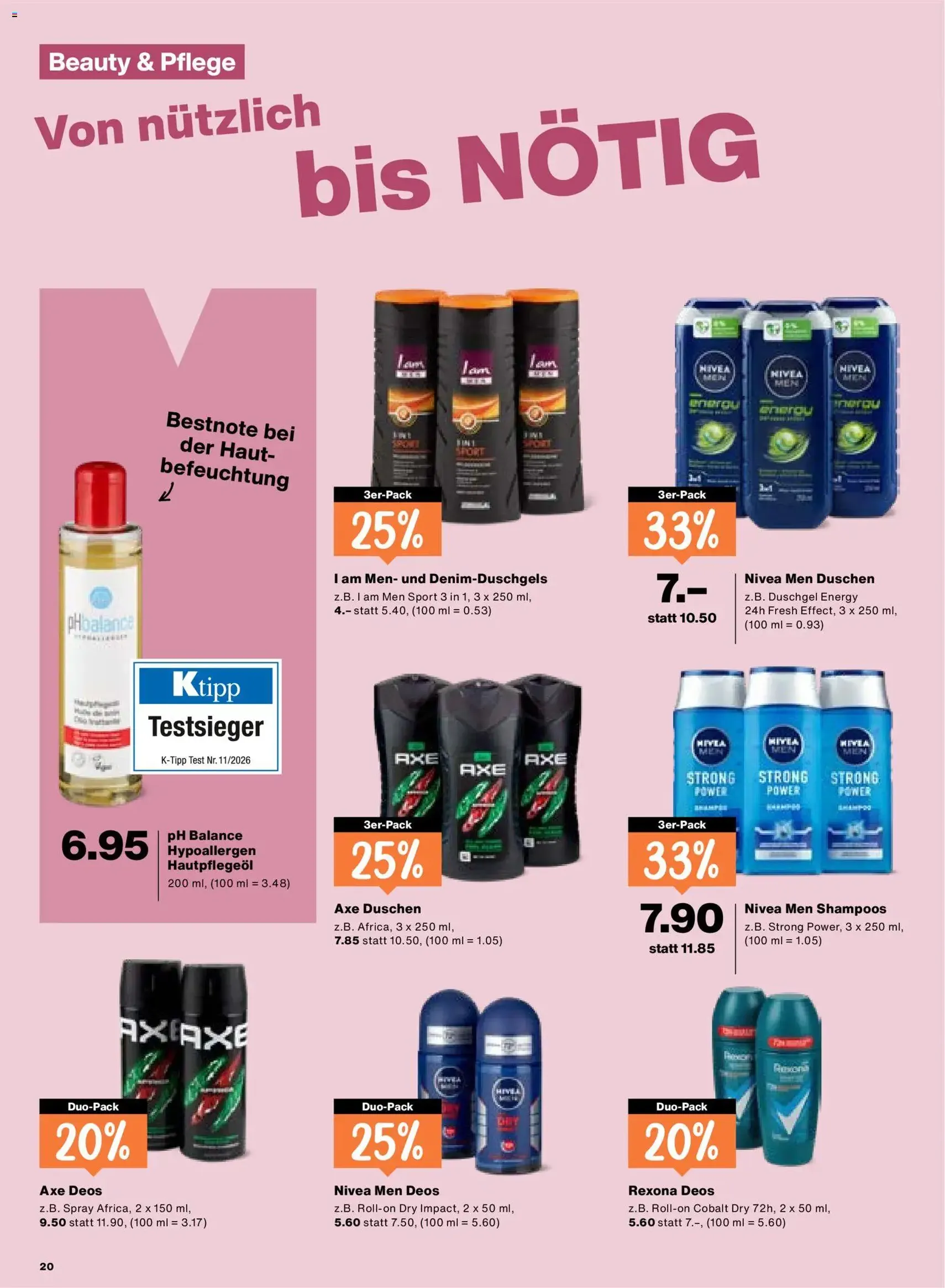 Migros aktionen - Gültiger Prospekt ab 02.07.2026, Seite 20 von insgesamt 24