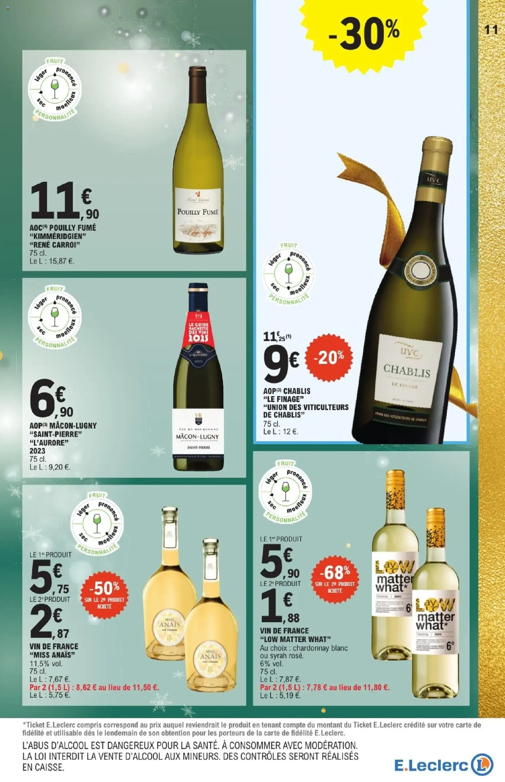 E.Leclerc catalogue semaine 51 - brochure valable à partir du 16/12/2025, page 11 sur 64