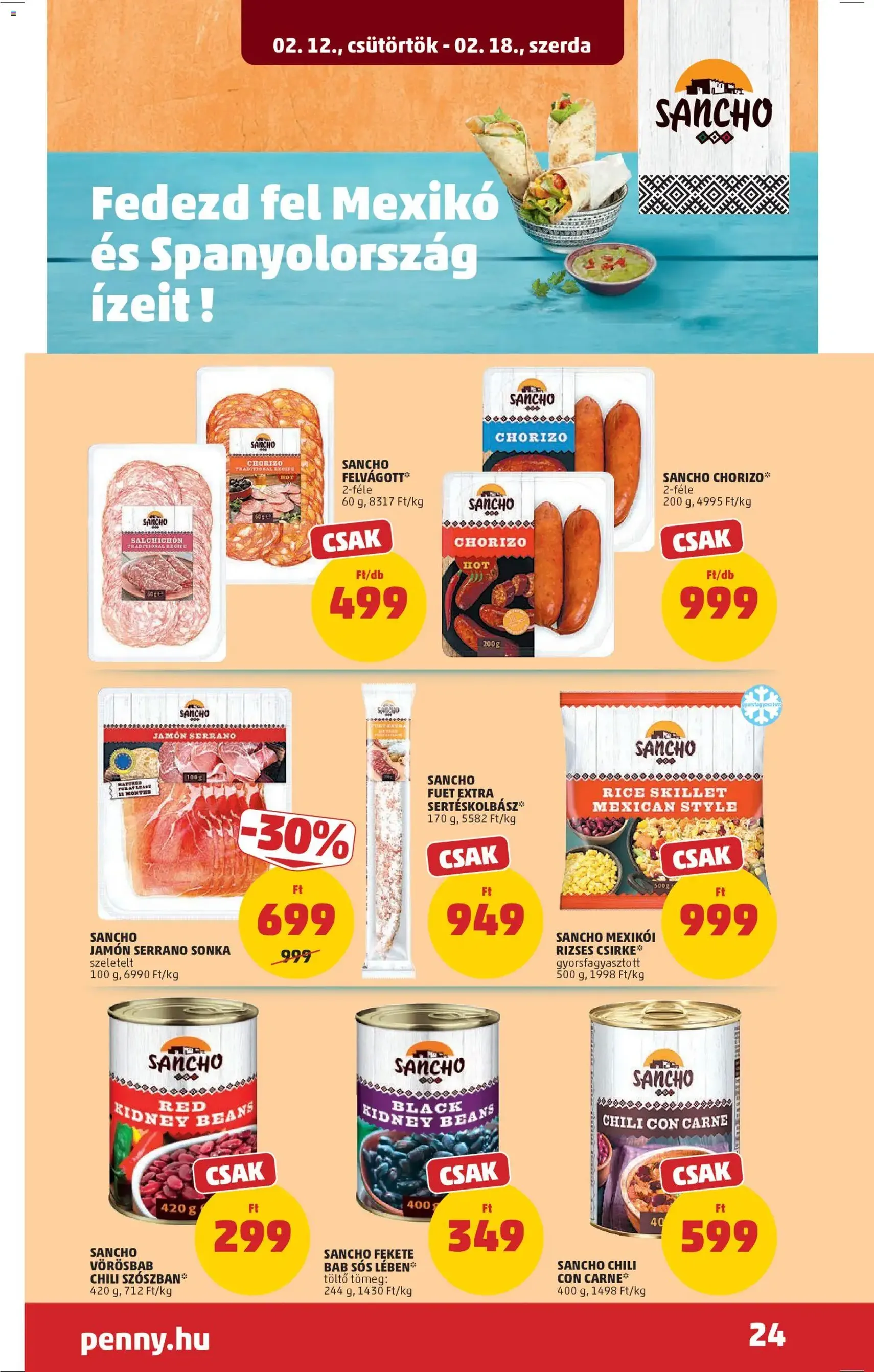 PENNY Akciós újság - 2026.02.12. érvényes szórólap 28 oldal 42 oldalból