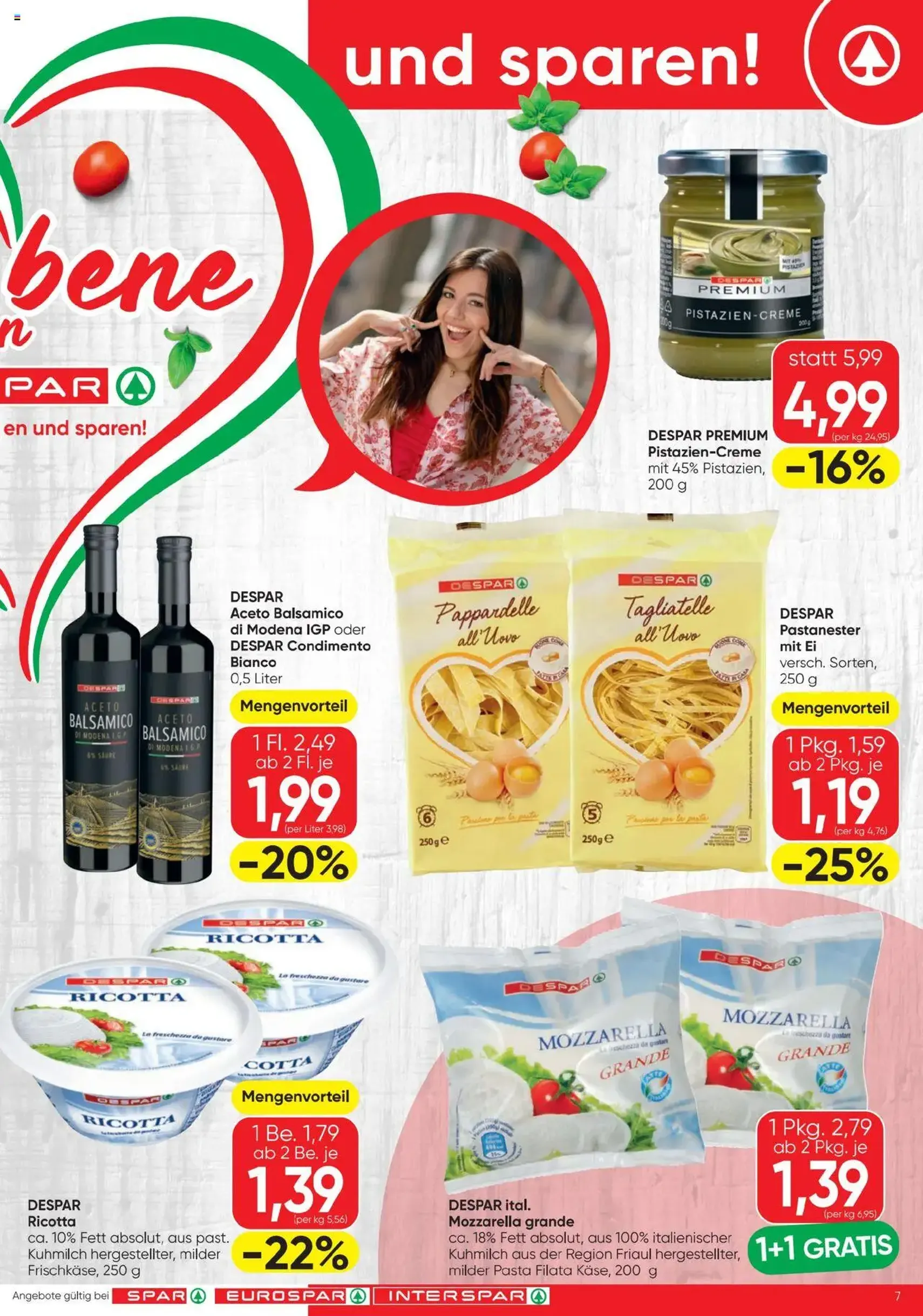 Spar Flugblatt - Gültiger Prospekt ab 25.09.2025, Seite 7 von insgesamt 24