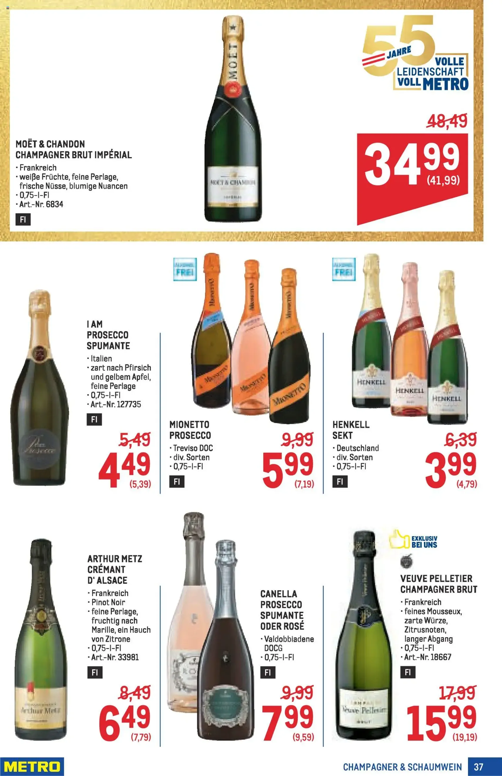 Metro angebote Profi - Gültiger Prospekt ab 05.03.2026, Seite 37 von insgesamt 72