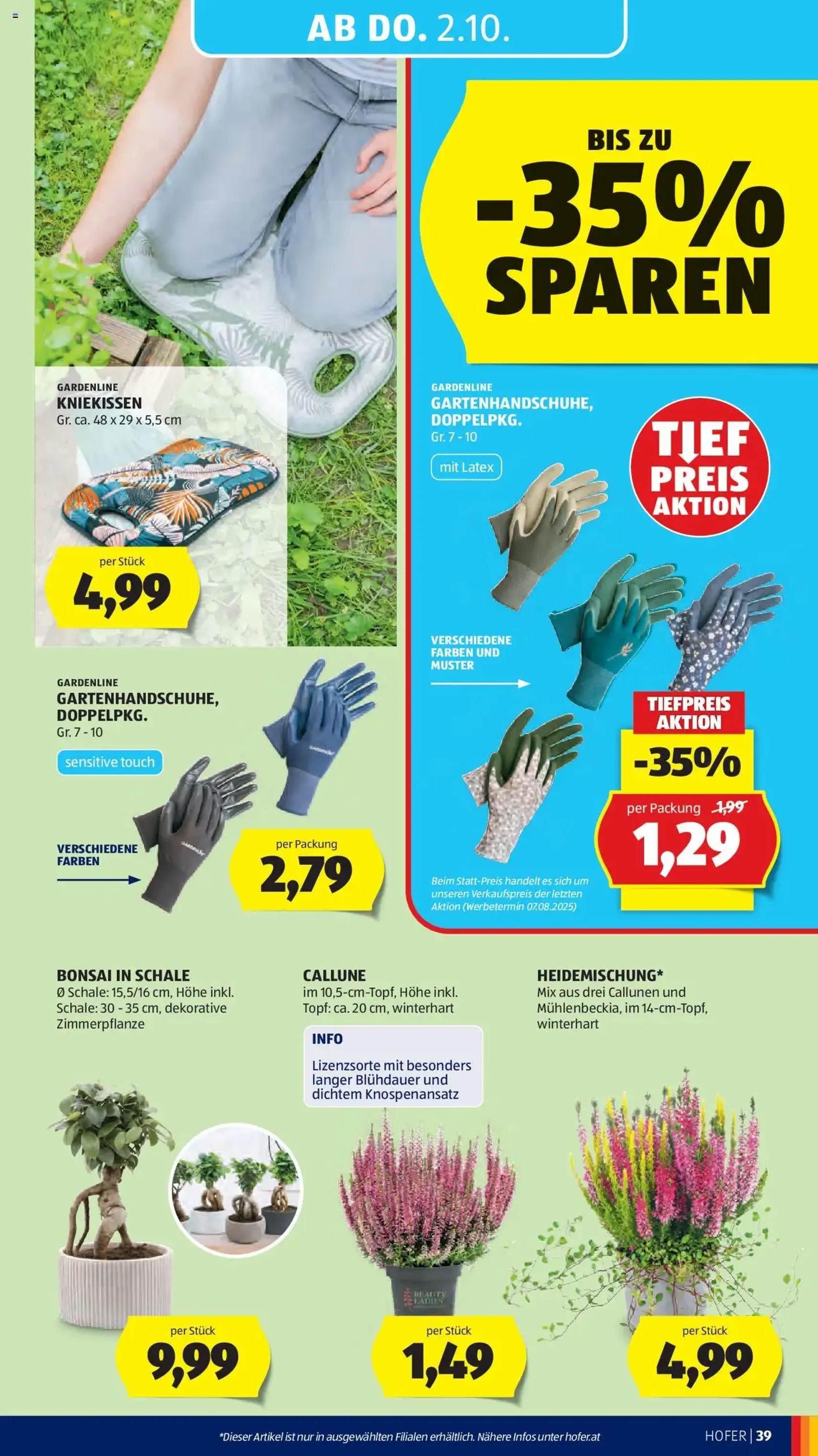 Hofer Flugblatt - Gültiger Prospekt ab 26.09.2025, Seite 43 von insgesamt 50