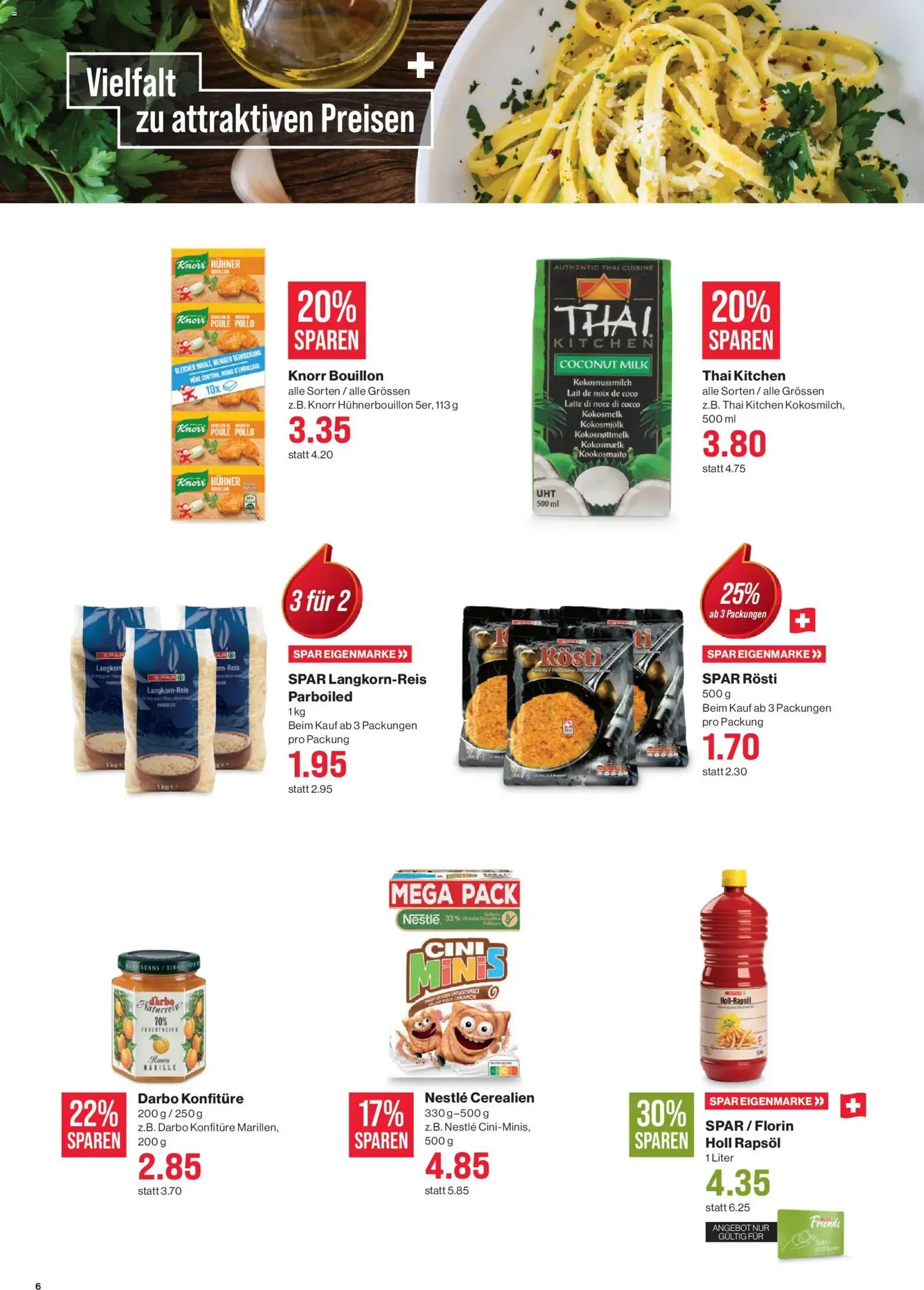 SPAR aktionen - Gültiger Prospekt ab 25.06.2026, Seite 6 von insgesamt 18
