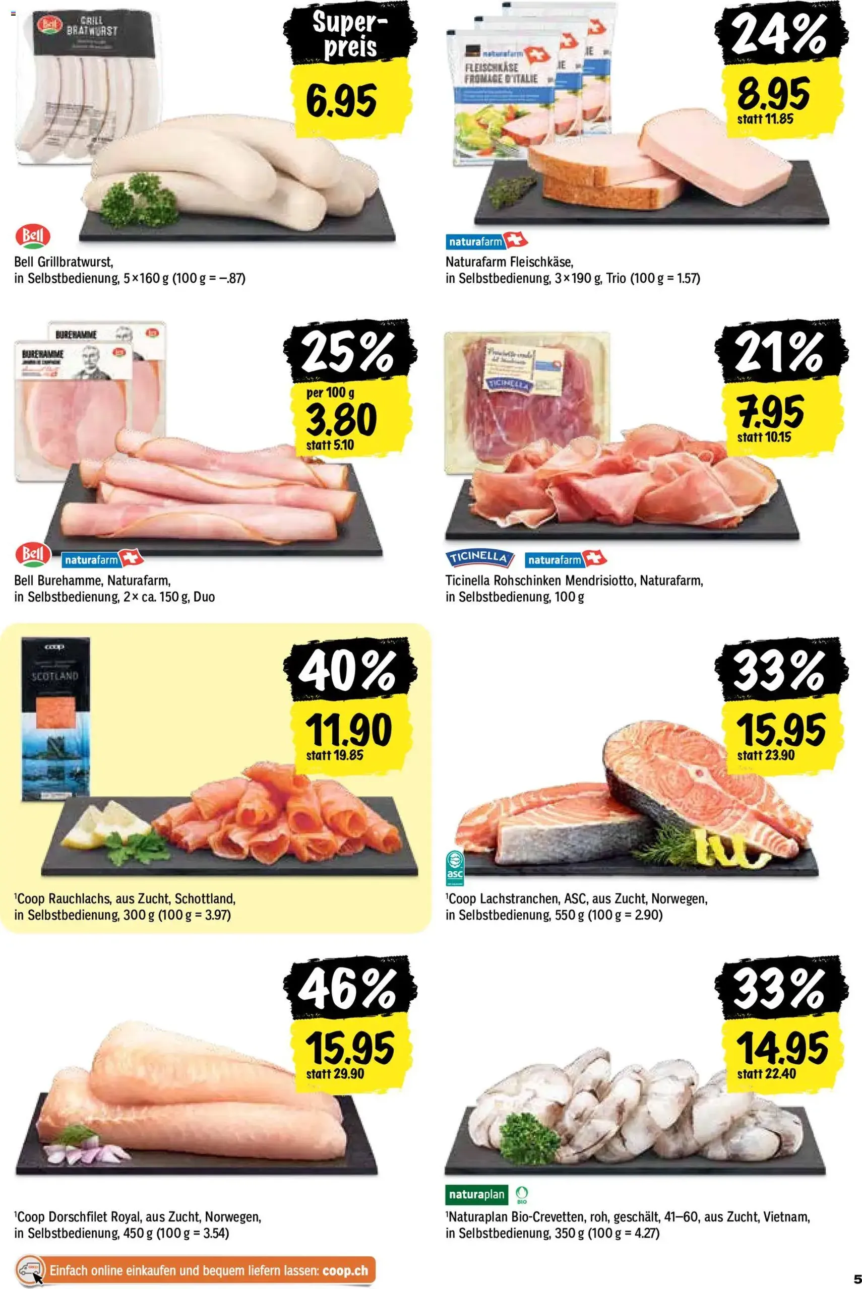 Coop aktionen - Gültiger Prospekt ab 10.09.2026, Seite 5 von insgesamt 24
