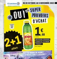 E.Leclerc catalogue Evenement - Prévisualisation du catalogue valable à partir du 28/10/2025 E.Leclerc catalogue Evenement - Prévisualisation du catalogue valable à partir du 28/10/2025