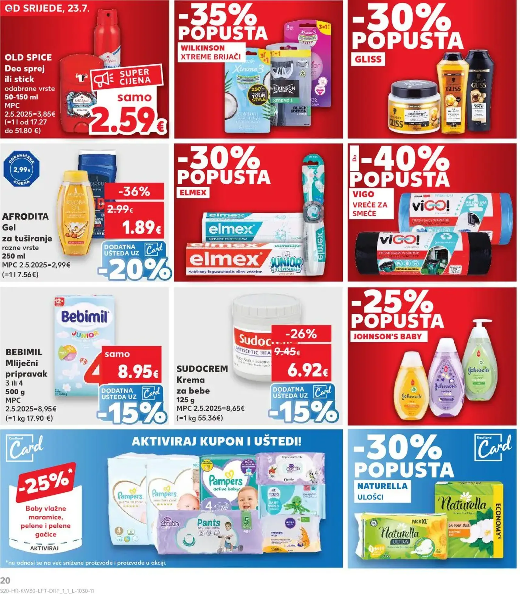 Kaufland HR - Split-Ravne njive - 2025.07.23. érvényes szórólap 20 oldal 32 oldalból