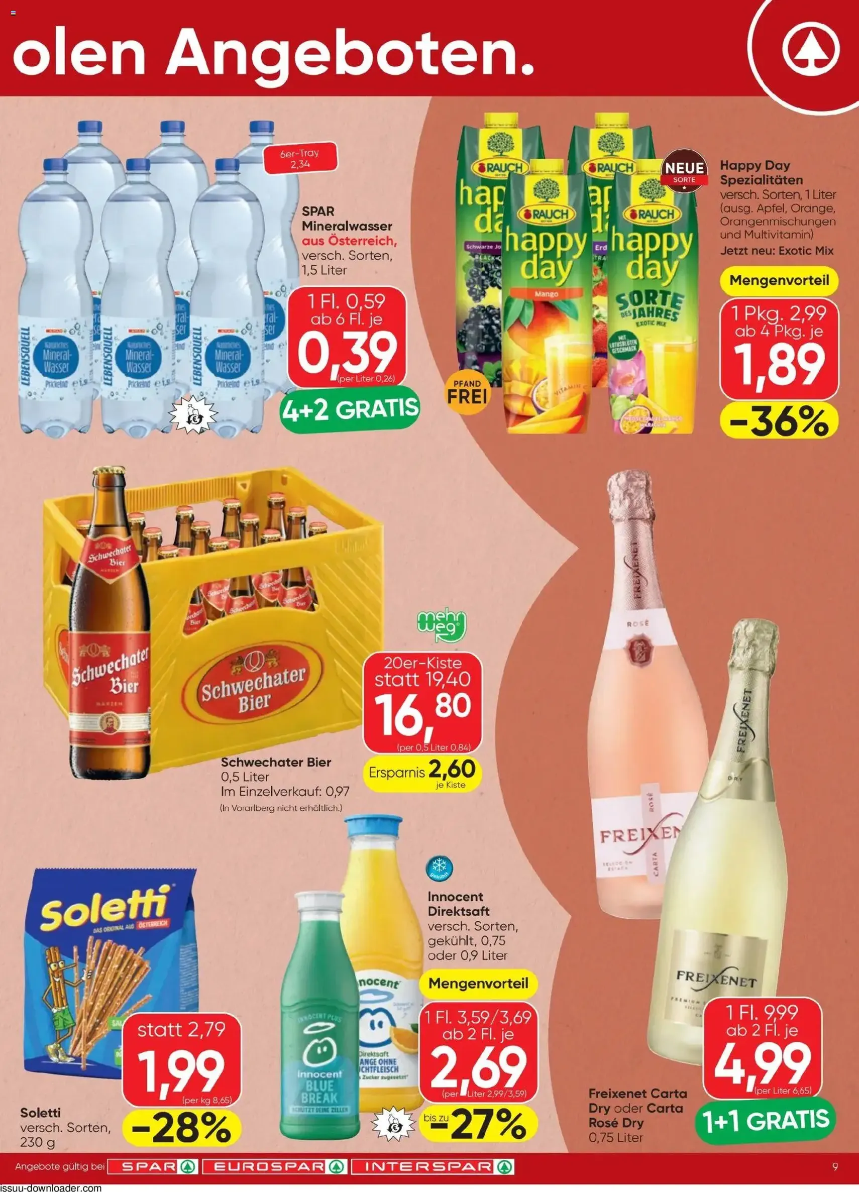 Spar - Flugblatt - Gültiger Prospekt ab 28.05.2026, Seite 9 von insgesamt 12
