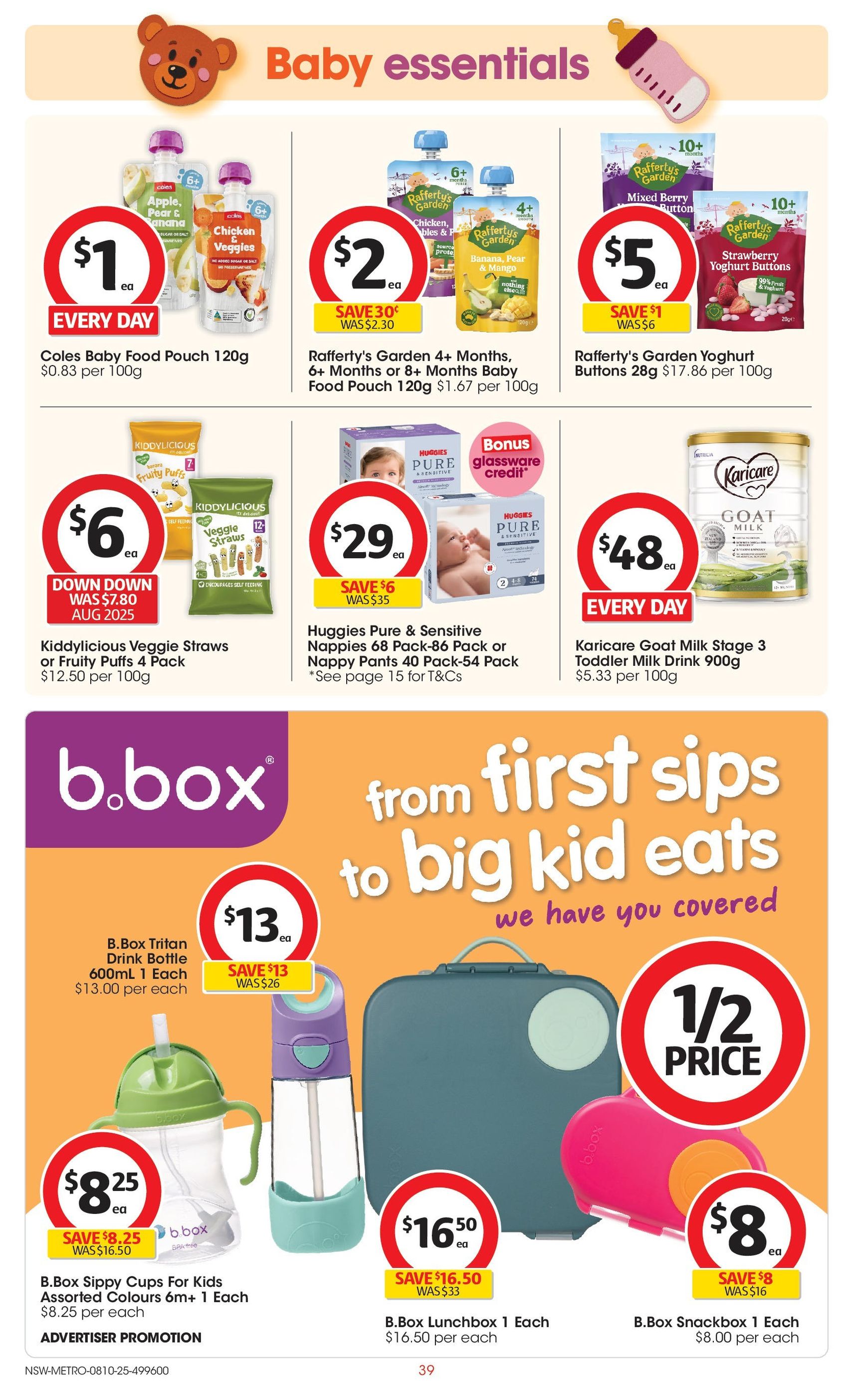 Coles Catalogue NSW - valid flyer from 08/10/2025, page 39 of 49