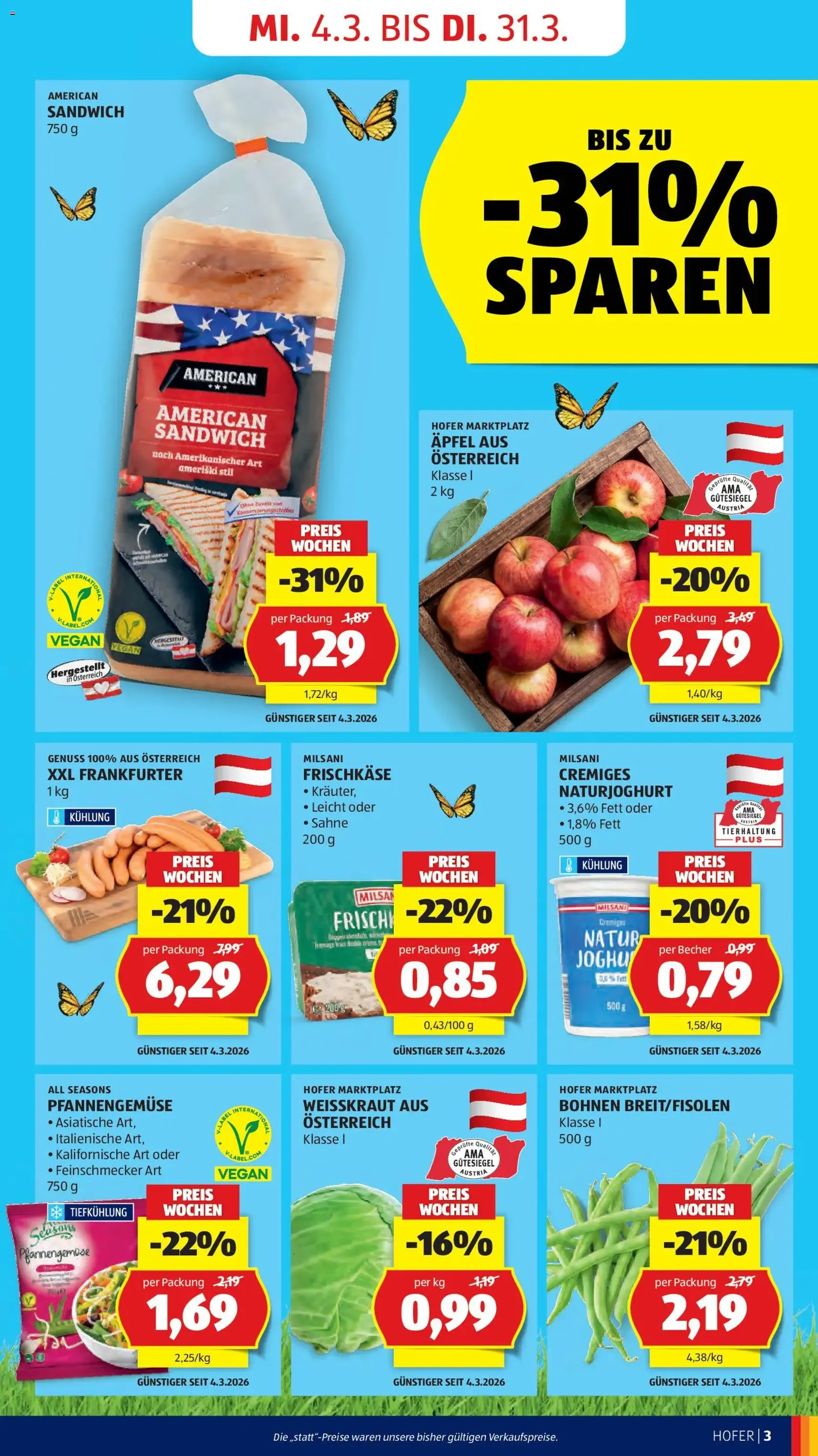 Hofer Flugblatt - Gültiger Prospekt ab 04.03.2026, Seite 5 von insgesamt 45