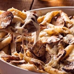 Recipe preview Creamy Mushroom Pasta Bake
