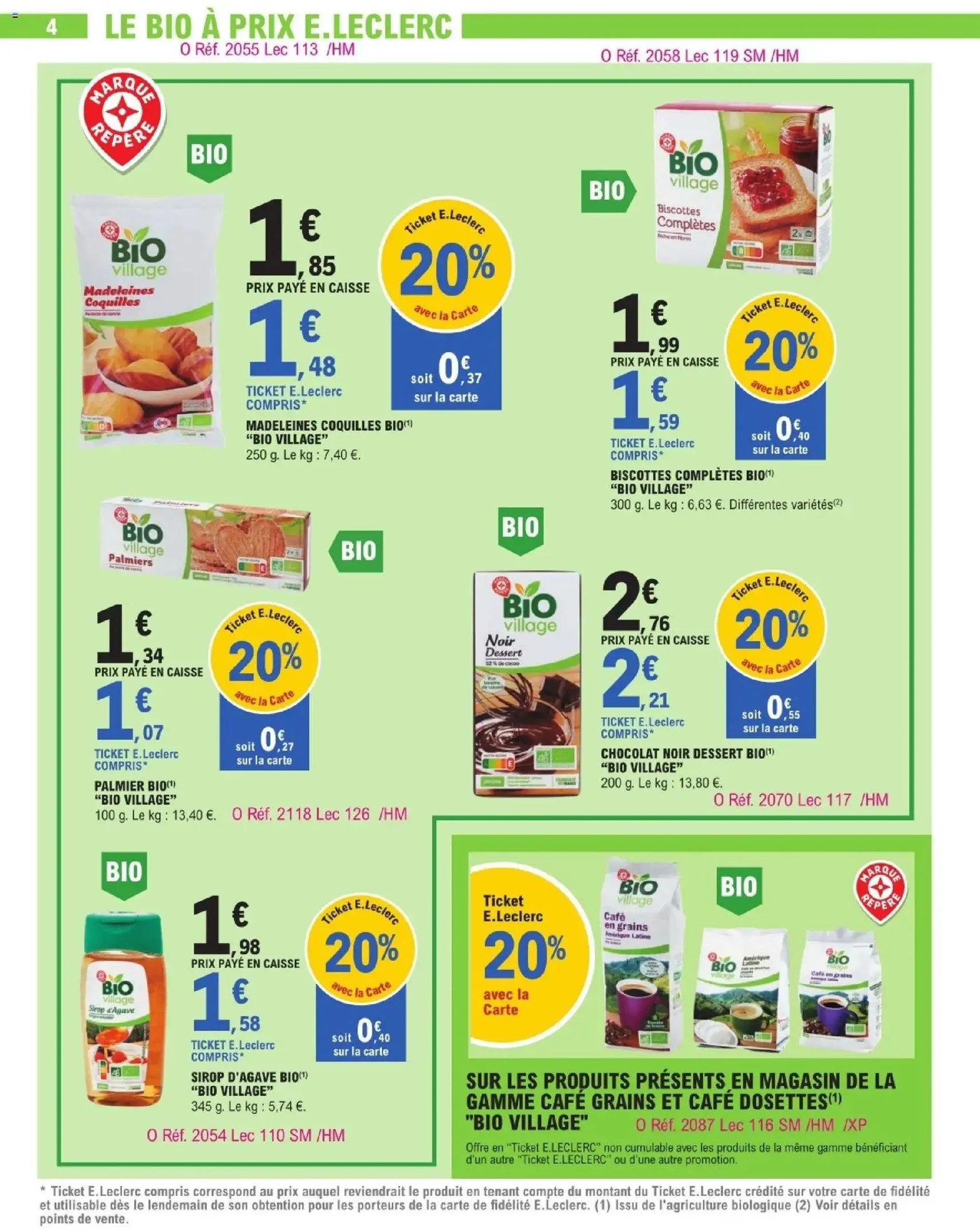 E.Leclerc catalogue de la semaine 22 - brochure valable à partir du 26/05/2026, page 4 sur 66