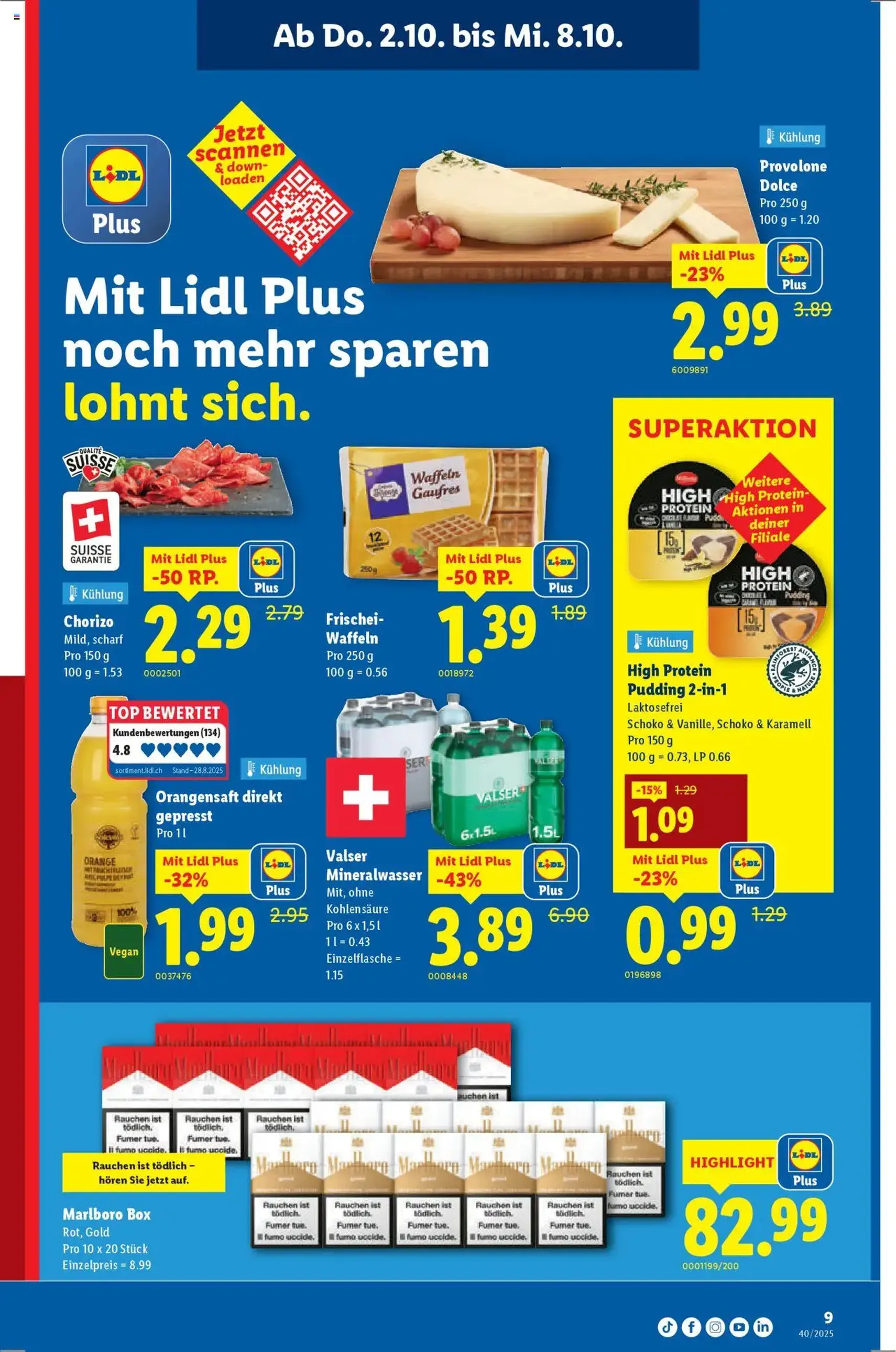 Lidl Aktionen - Gültiger Prospekt ab 02.10.2025, Seite 9 von insgesamt 36