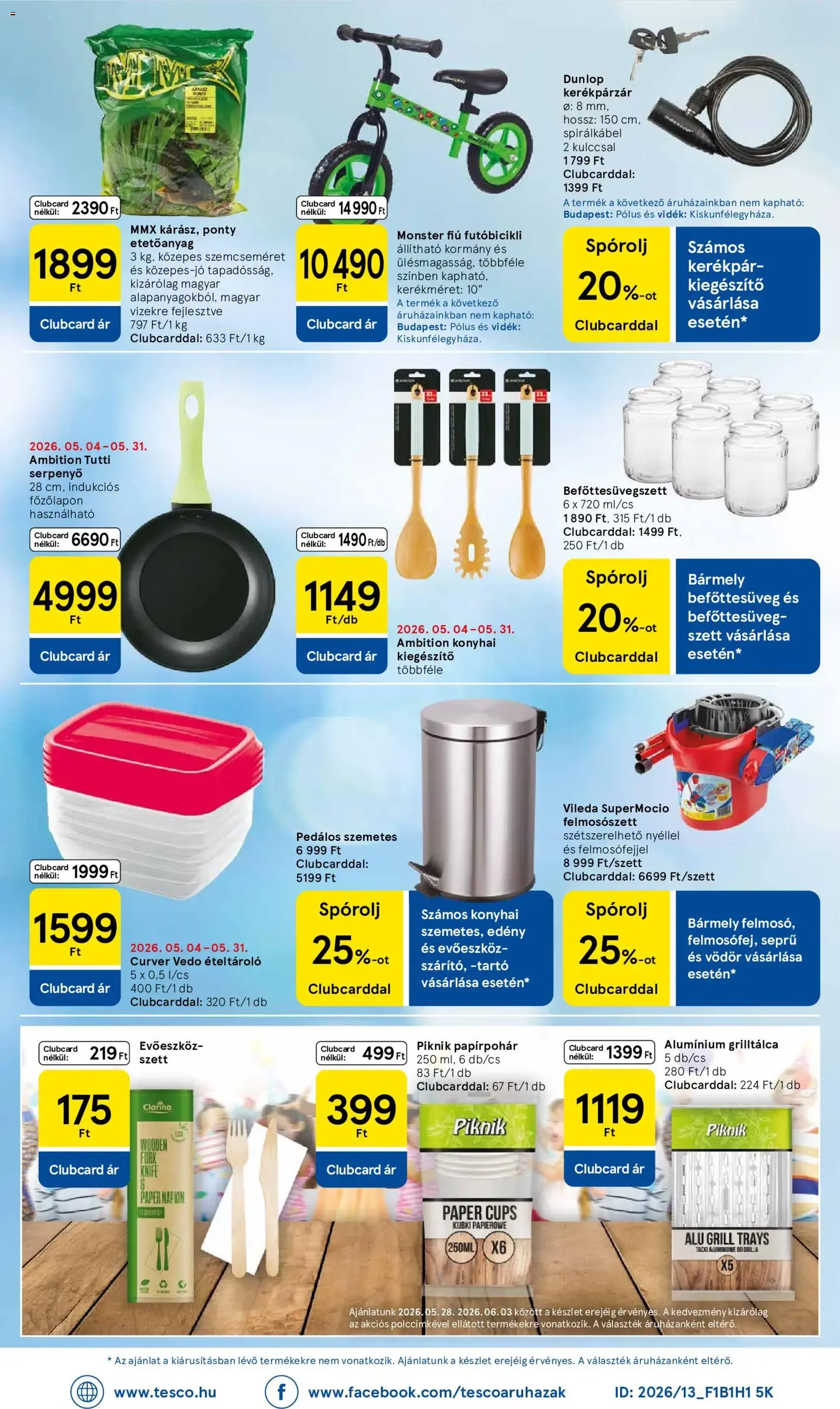 Tesco aktuális akciós újság - 2026.05.28. érvényes szórólap 32 oldal 32 oldalból
