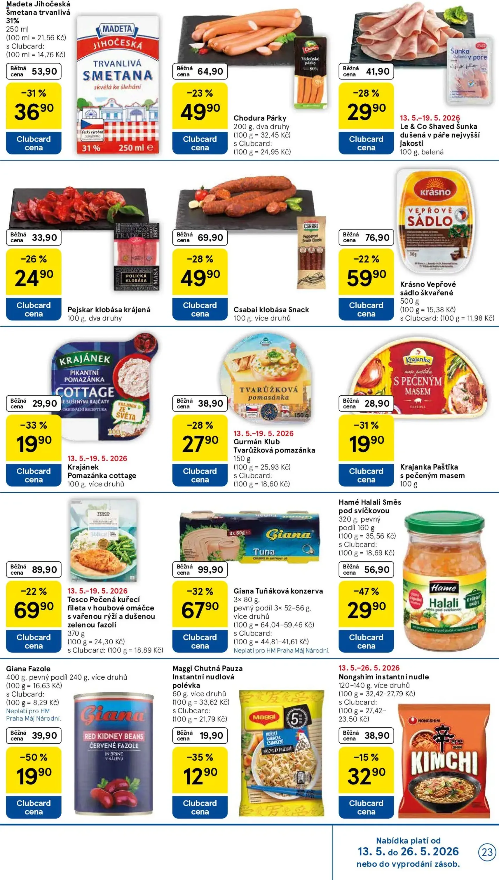 Tesco leták - Hypermarket - platný leták od 13.05.2026 strana 23 z 34