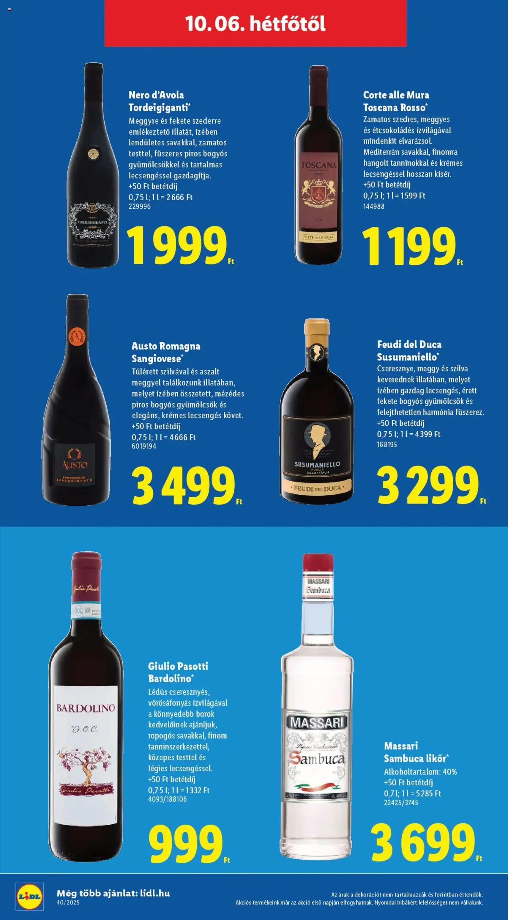 Lidl Akciós újság - 2025.10.02. érvényes szórólap 74 oldal 76 oldalból Lidl Akciós újság - 2025.10.02. érvényes szórólap 74 oldal 76 oldalból