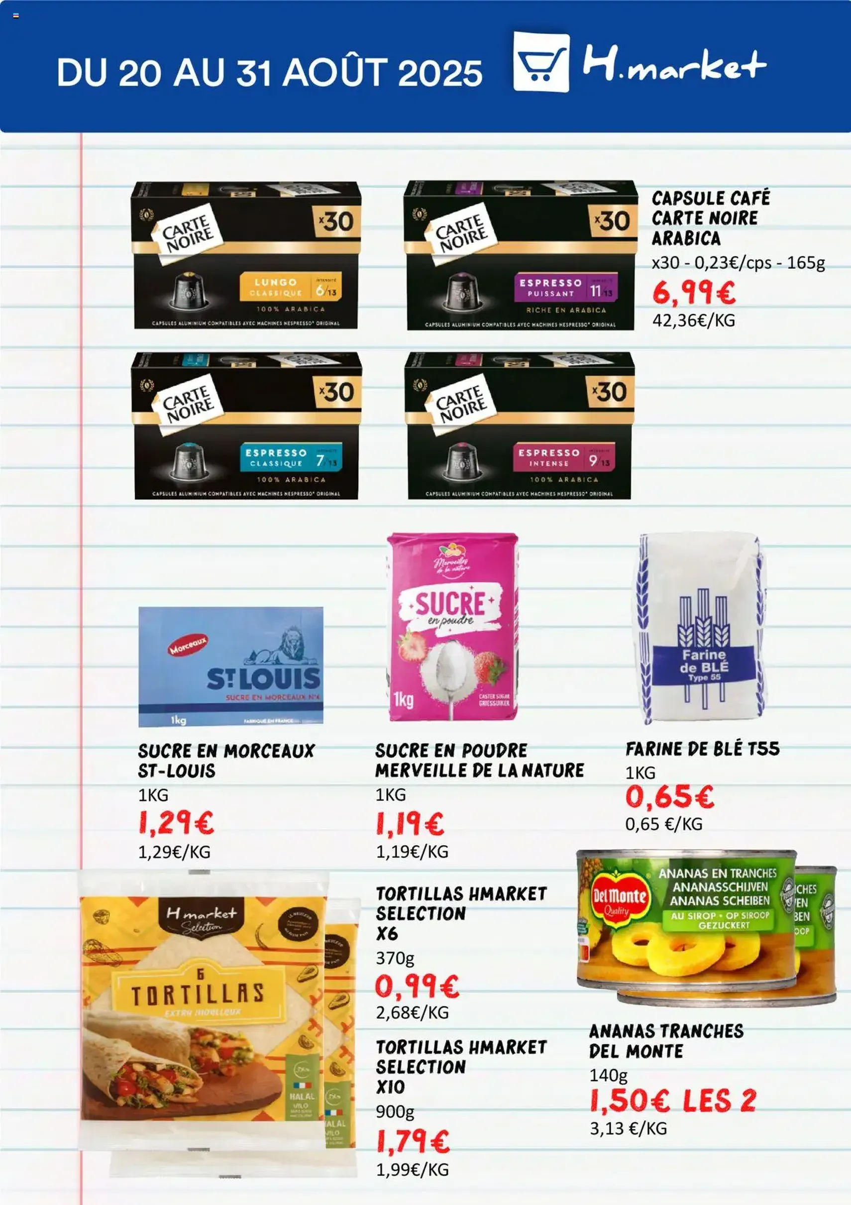 Hmarket catalogue - brochure valable à partir du 20/08/2025, page 6 sur 16 Hmarket catalogue - brochure valable à partir du 20/08/2025, page 6 sur 16
