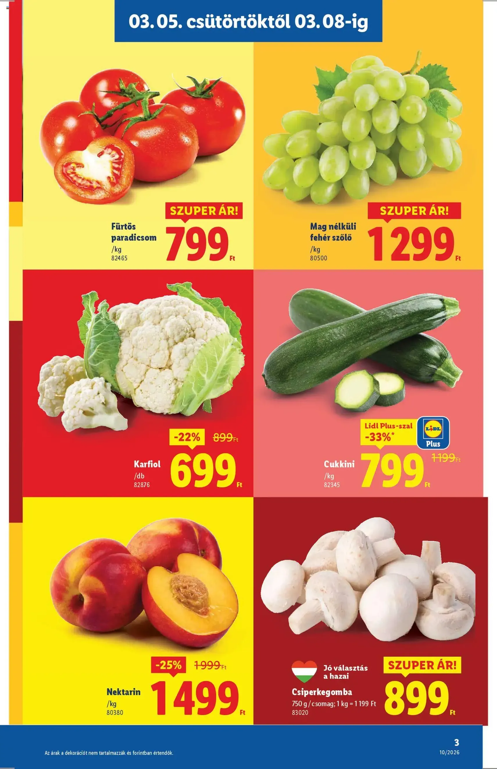 Lidl akciós újság - 2026.03.05. érvényes szórólap 3 oldal 64 oldalból