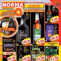 Norma leták - náhled letáku platný od 20.10.2025