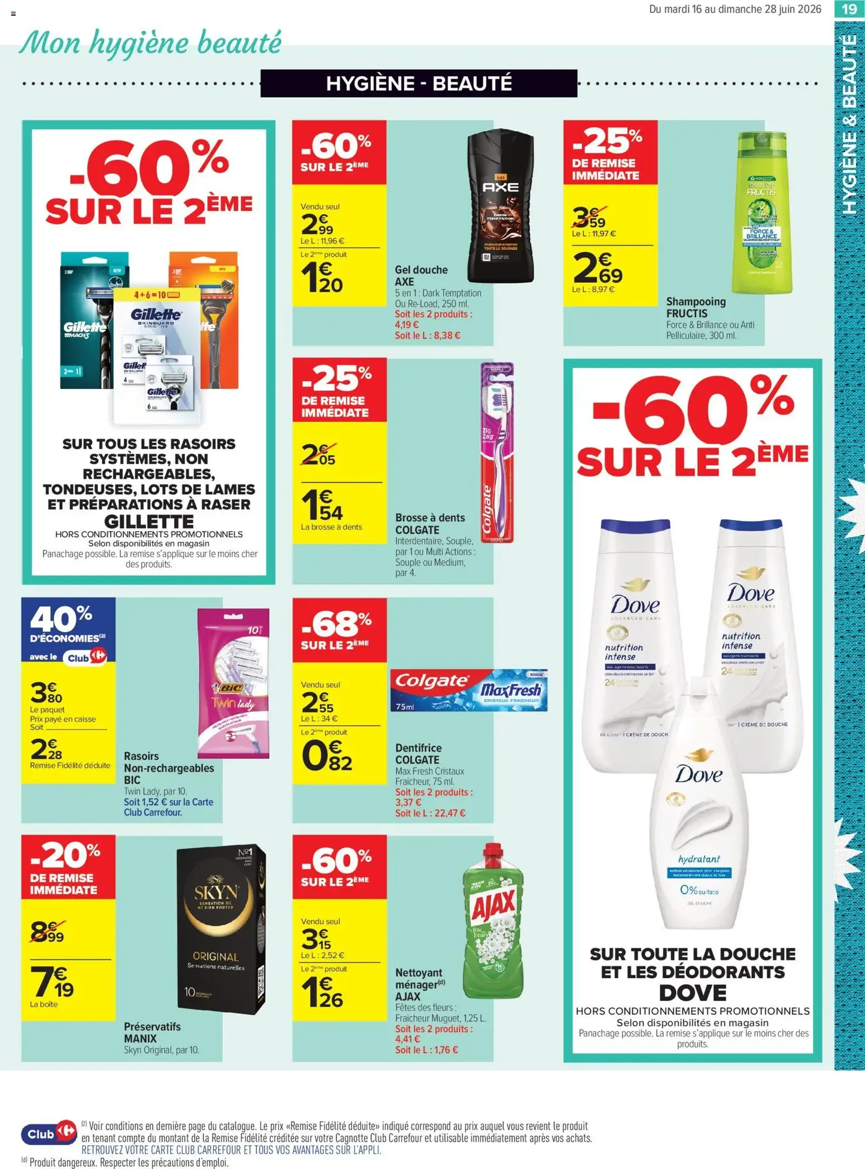 Carrefour contact Le mois des supporters - brochure valable à partir du 16/06/2026, page 19 sur 20