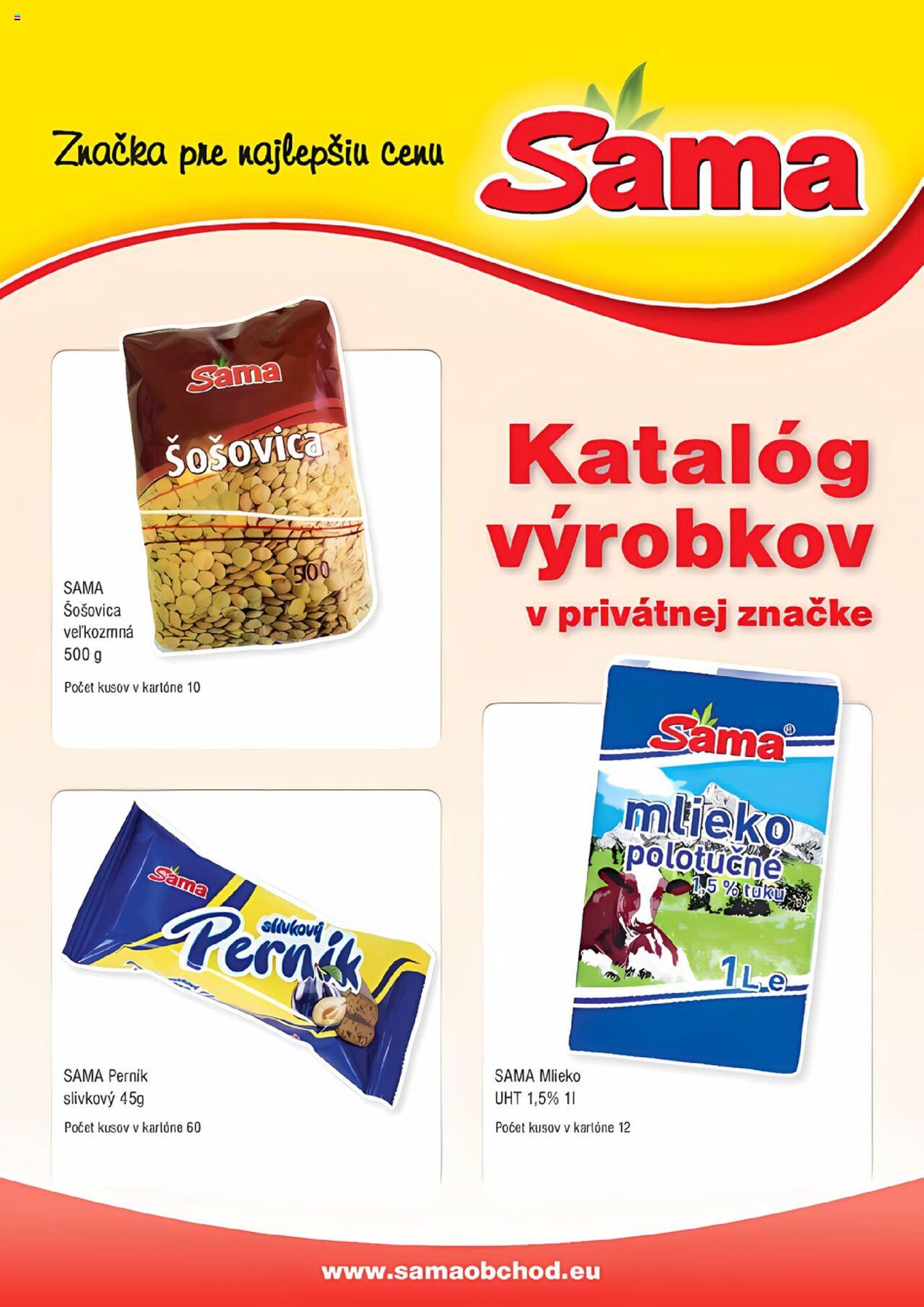 Sama katalóg výrobkov - platný leták od 20.05.2024 strana 1 z 1