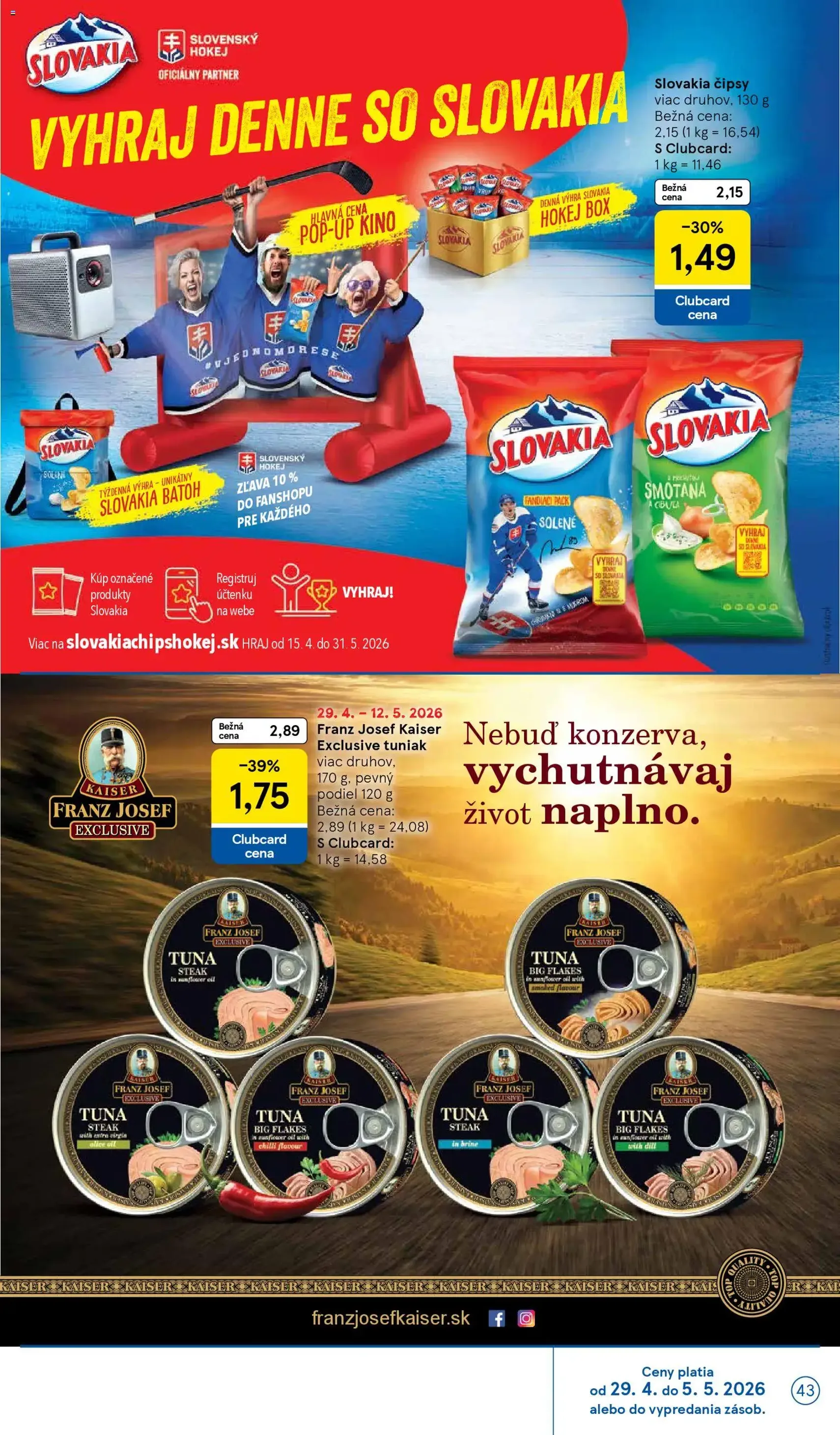 Tesco Hypermarket - leták - platný leták od 29.04.2026 strana 43 z 44