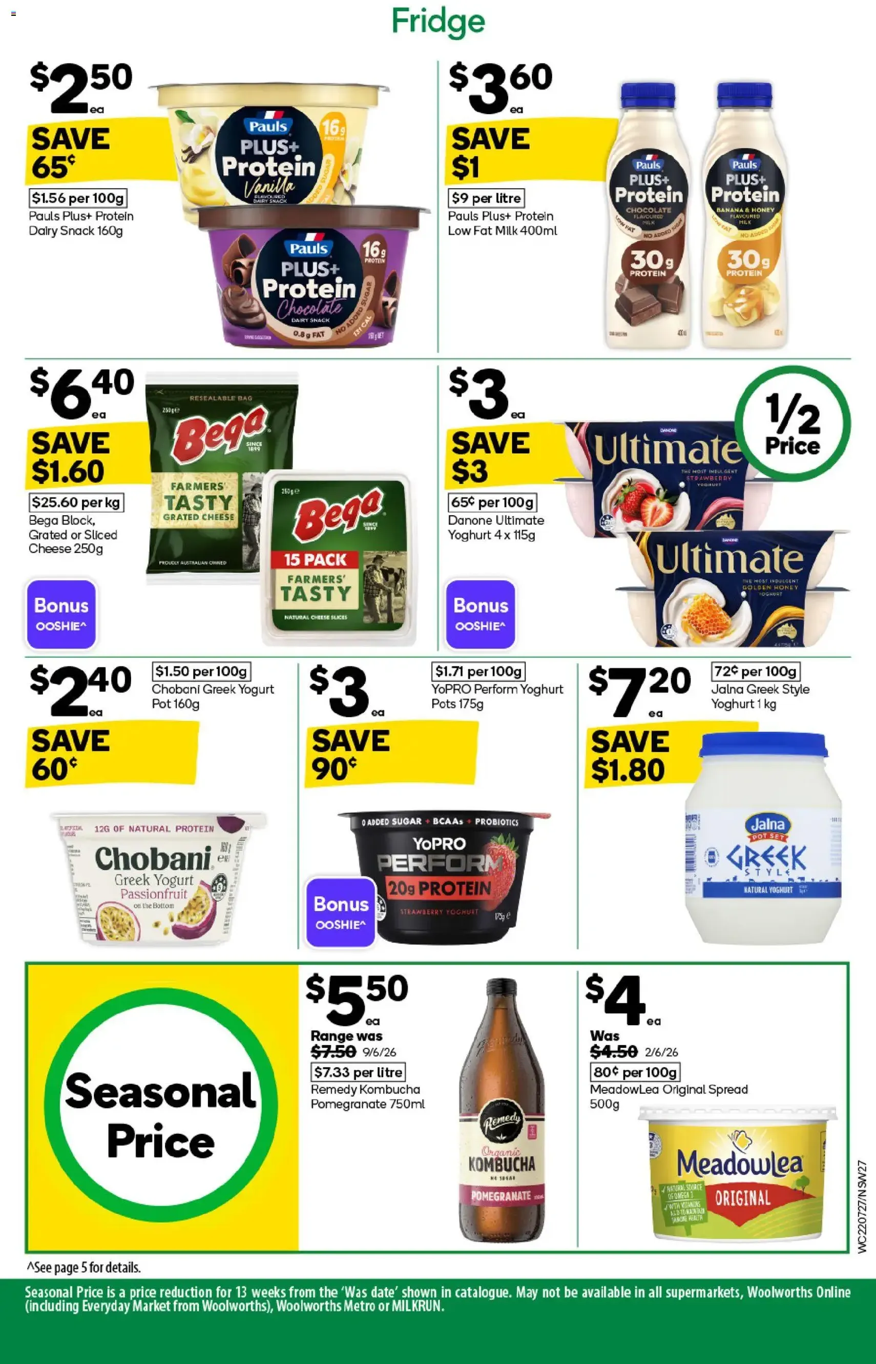 Woolworths catalogue - valid flyer from 22/07/2026, page 27 of 48