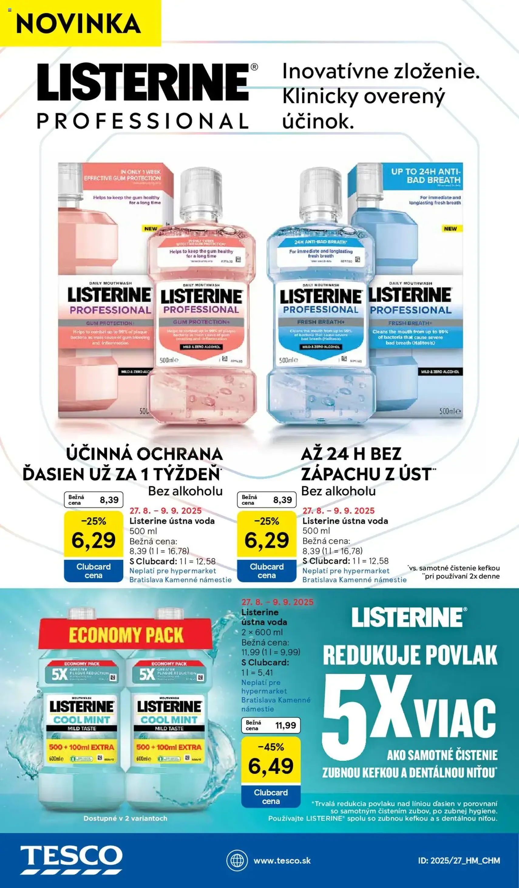 Tesco Hypermarket - leták - platný leták od 27.08.2025 strana 37 z 37