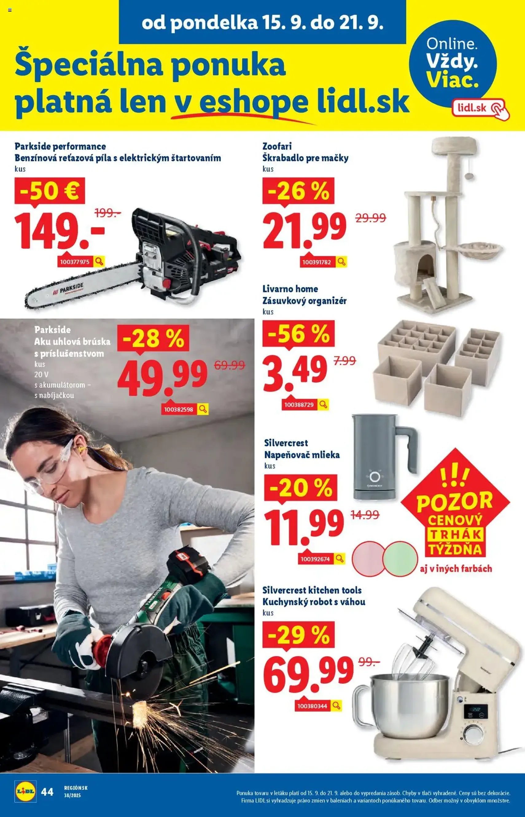 Lidl leták - platný leták od 16.09.2025 strana 68 z 111 Lidl leták - platný leták od 16.09.2025 strana 68 z 111