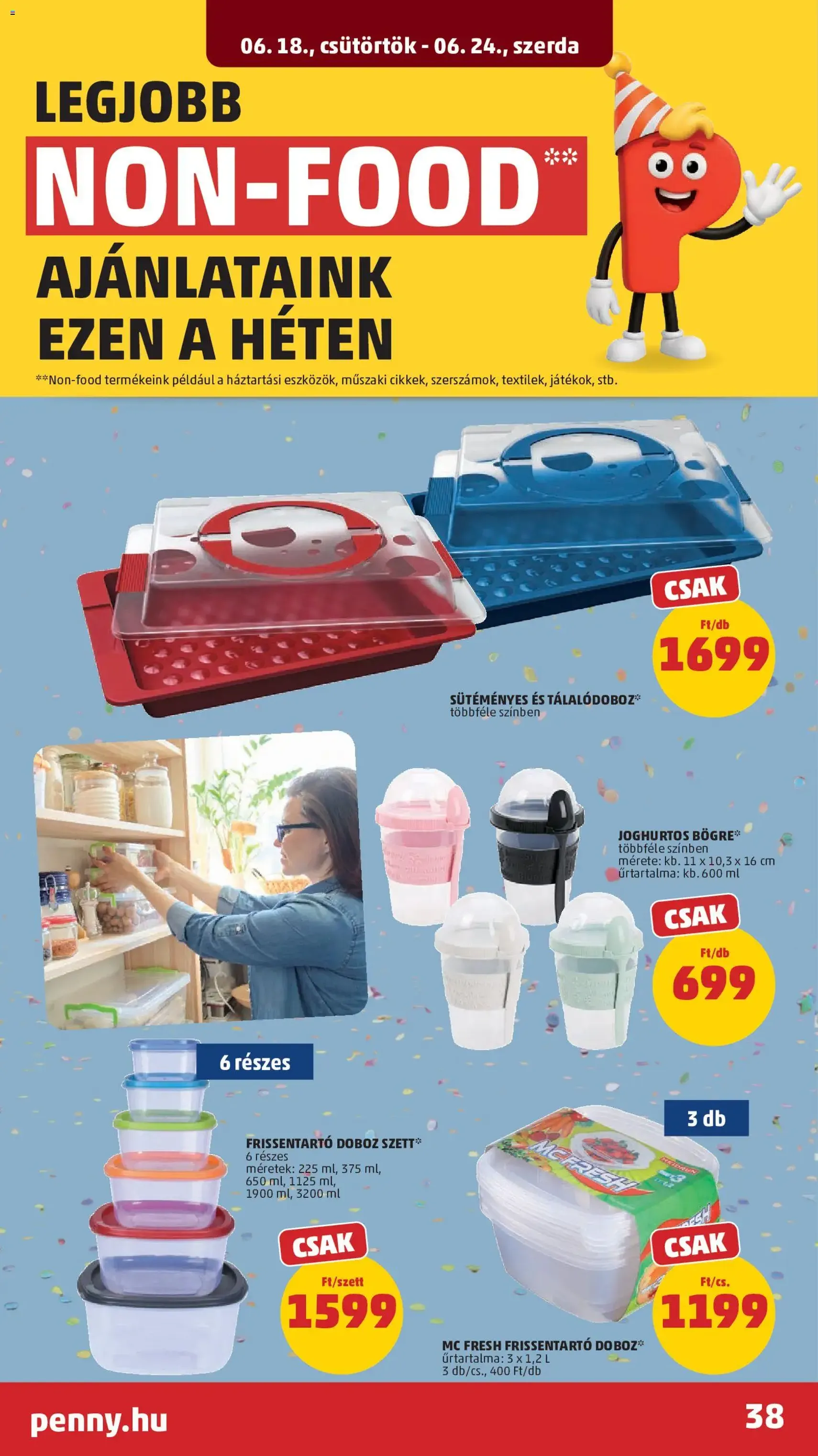 PENNY akciós újság - 2026.06.18. érvényes szórólap 40 oldal 45 oldalból