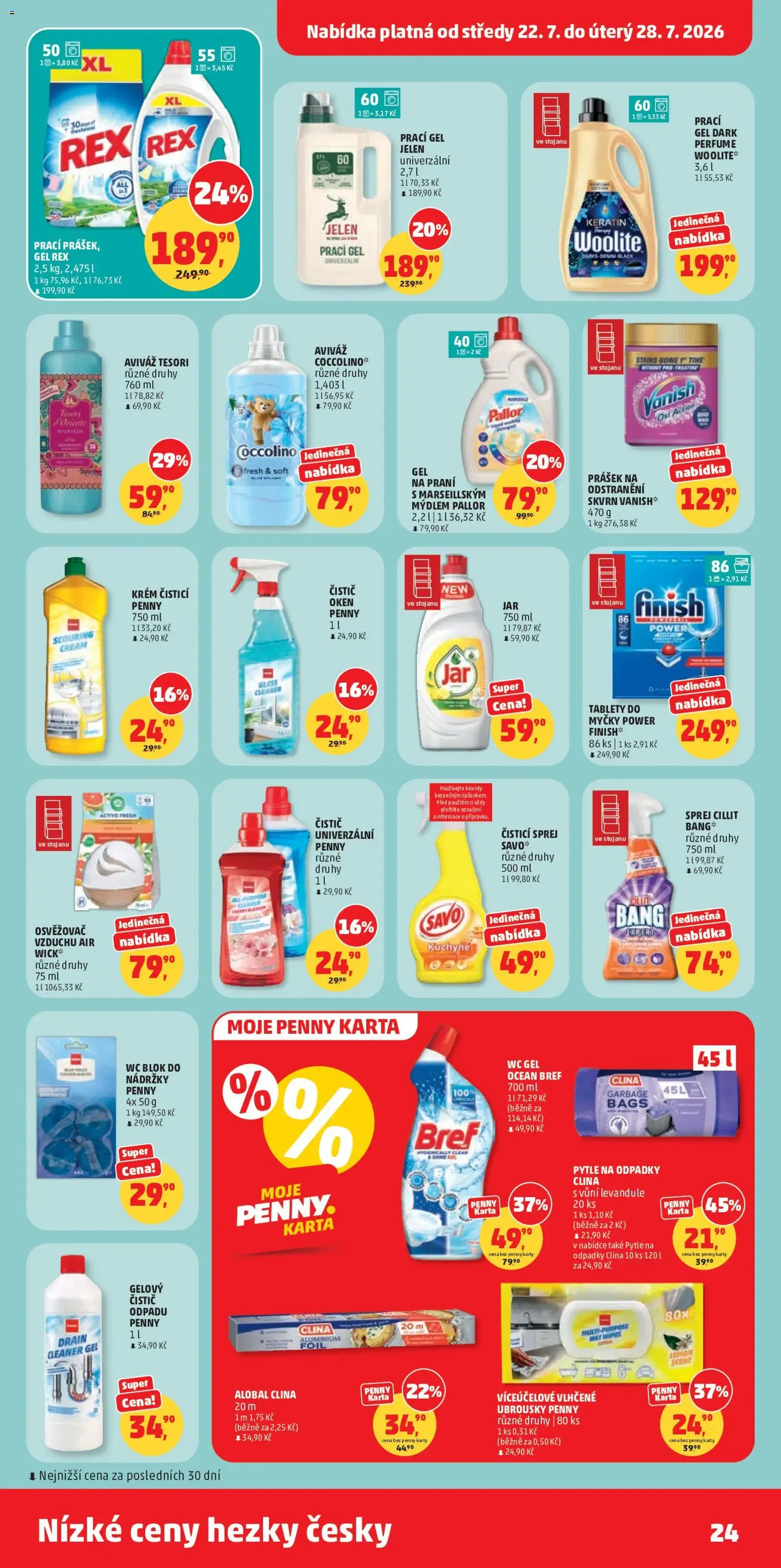 Penny Market leták - platný leták od 22.07.2026 strana 24 z 34