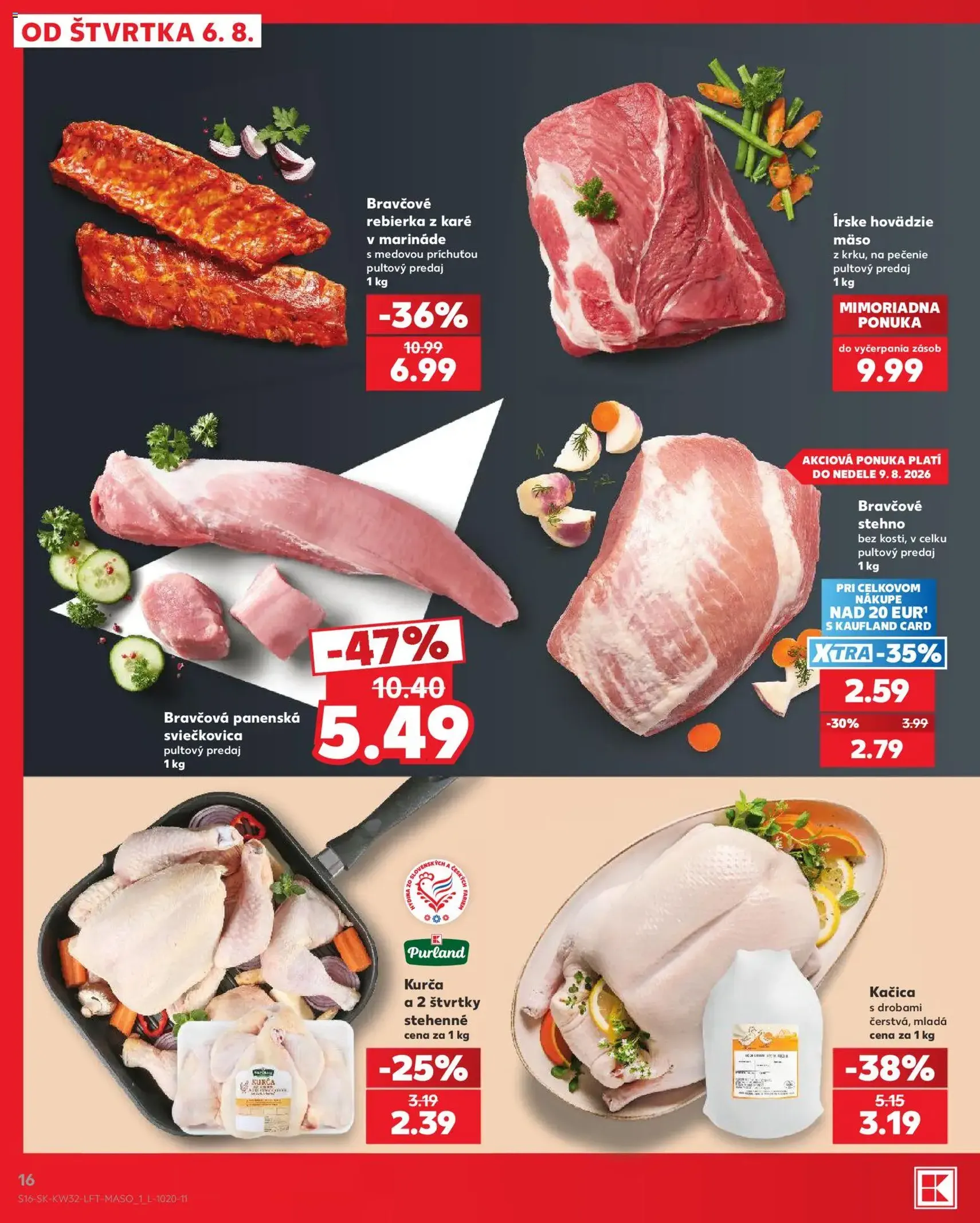 Kaufland SK akciós újság - 2026.08.06. érvényes szórólap 16 oldal 78 oldalból