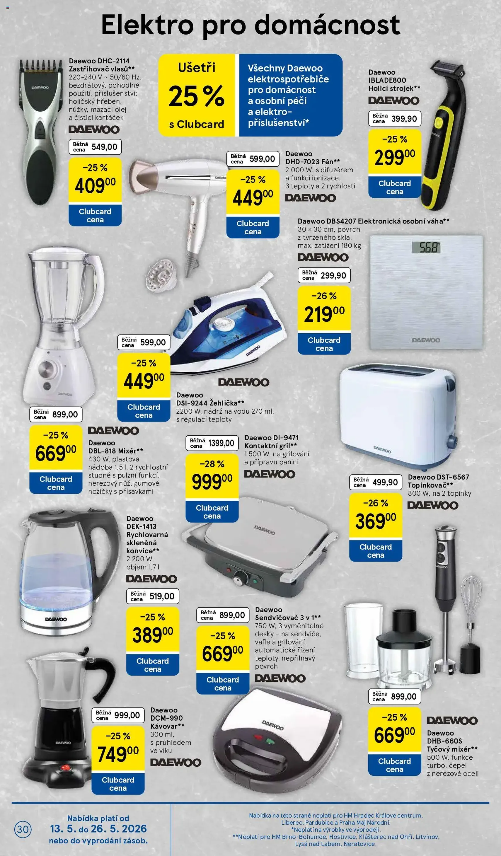 Tesco leták - Hypermarket - platný leták od 13.05.2026 strana 30 z 34