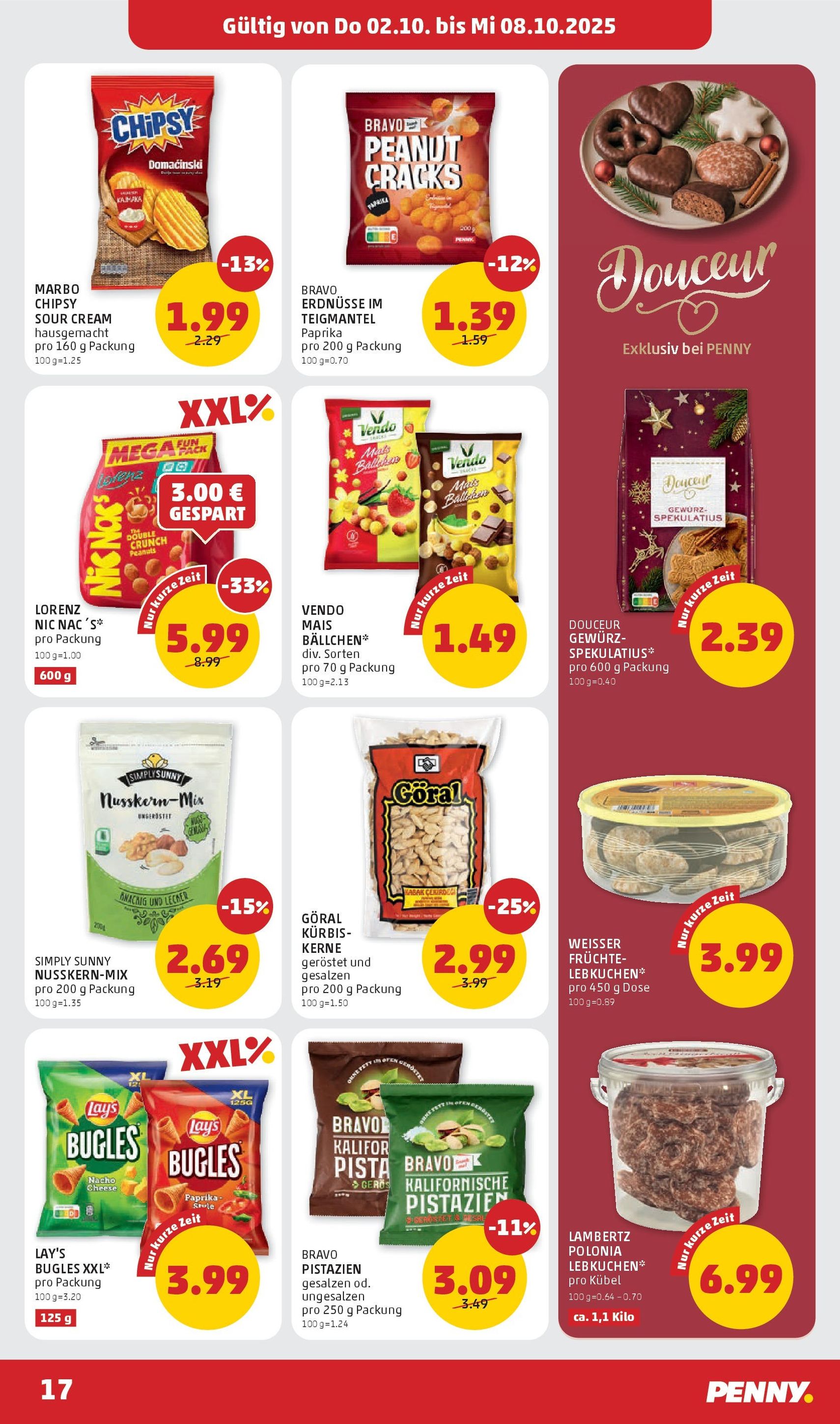 Penny Markt Flugblatt - Gültiger Prospekt ab 02.10.2025, Seite 17 von insgesamt 32 Penny Markt Flugblatt - Gültiger Prospekt ab 02.10.2025, Seite 17 von insgesamt 32