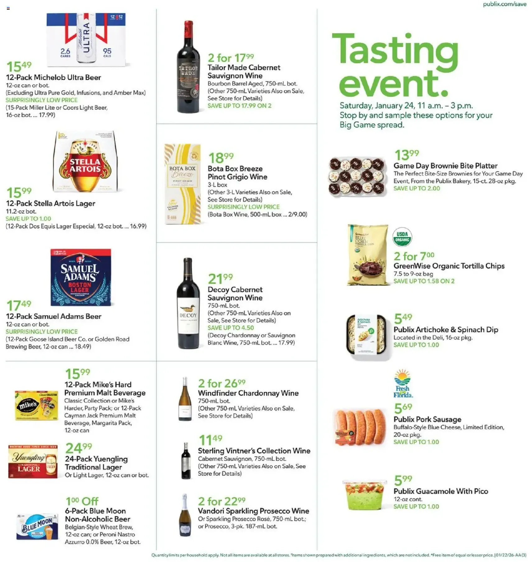 Publix Weekly Ad - valid flyer from 01/21/2026, page 3 of 16
