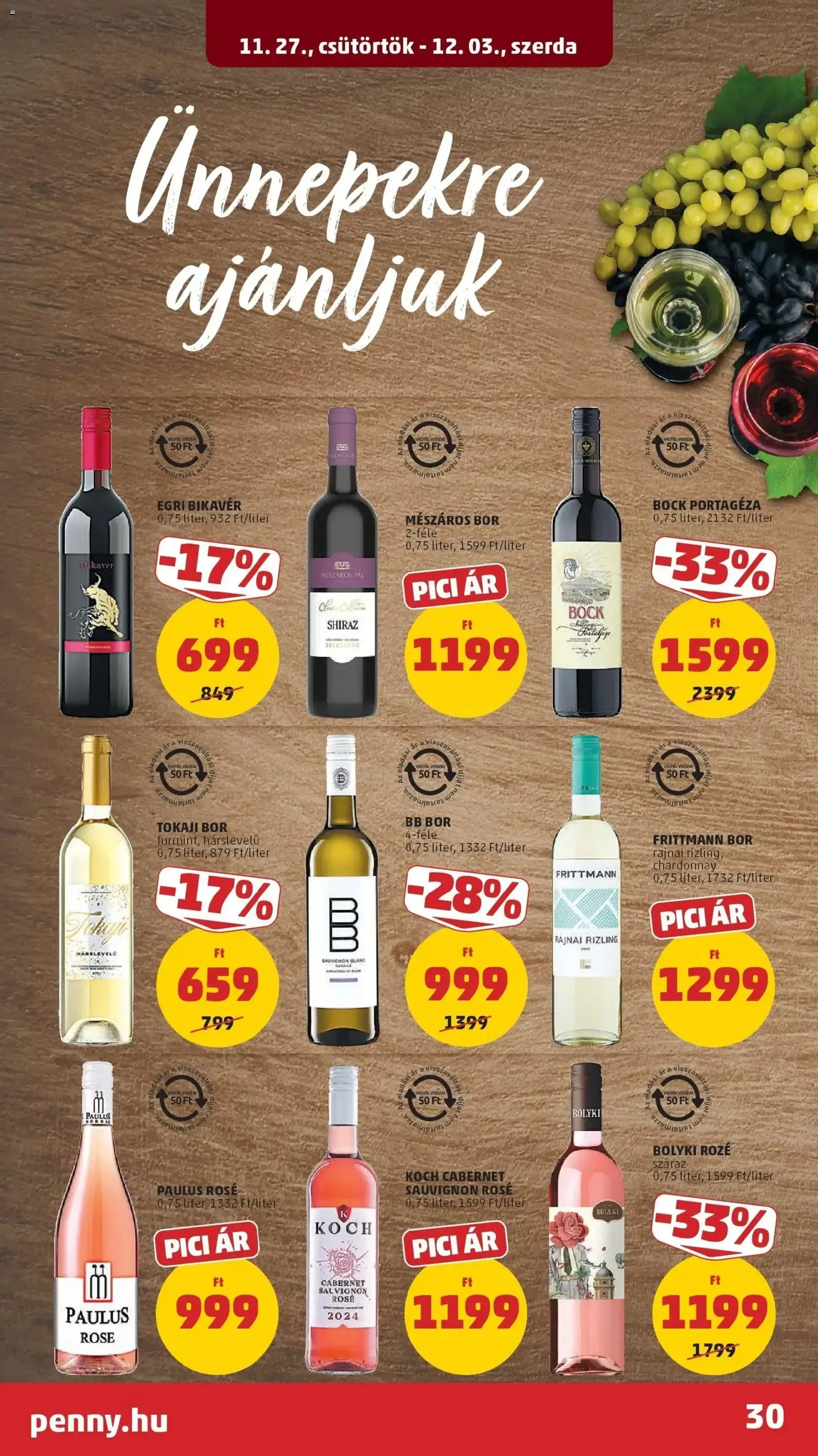PENNY Akciós újság - 2025.11.27. érvényes szórólap 30 oldal 39 oldalból