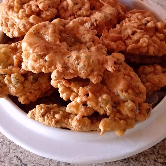 Anteprima ricetta Frittelle di asparagi selvatici alla sarda