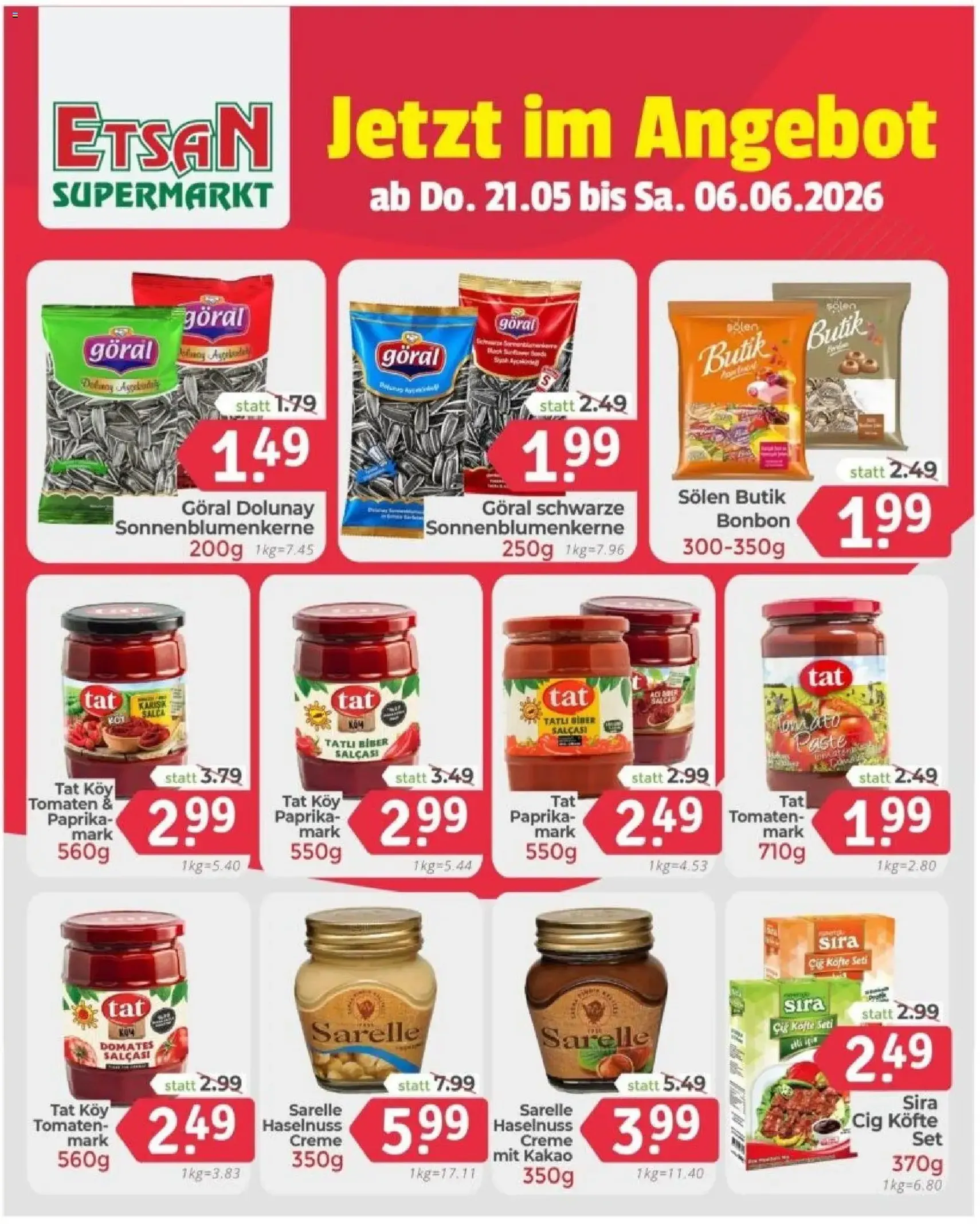 ETSAN - Hayat Tee in Aktion - Gültiger Prospekt ab 01.01.2026, Seite 6 von insgesamt 9